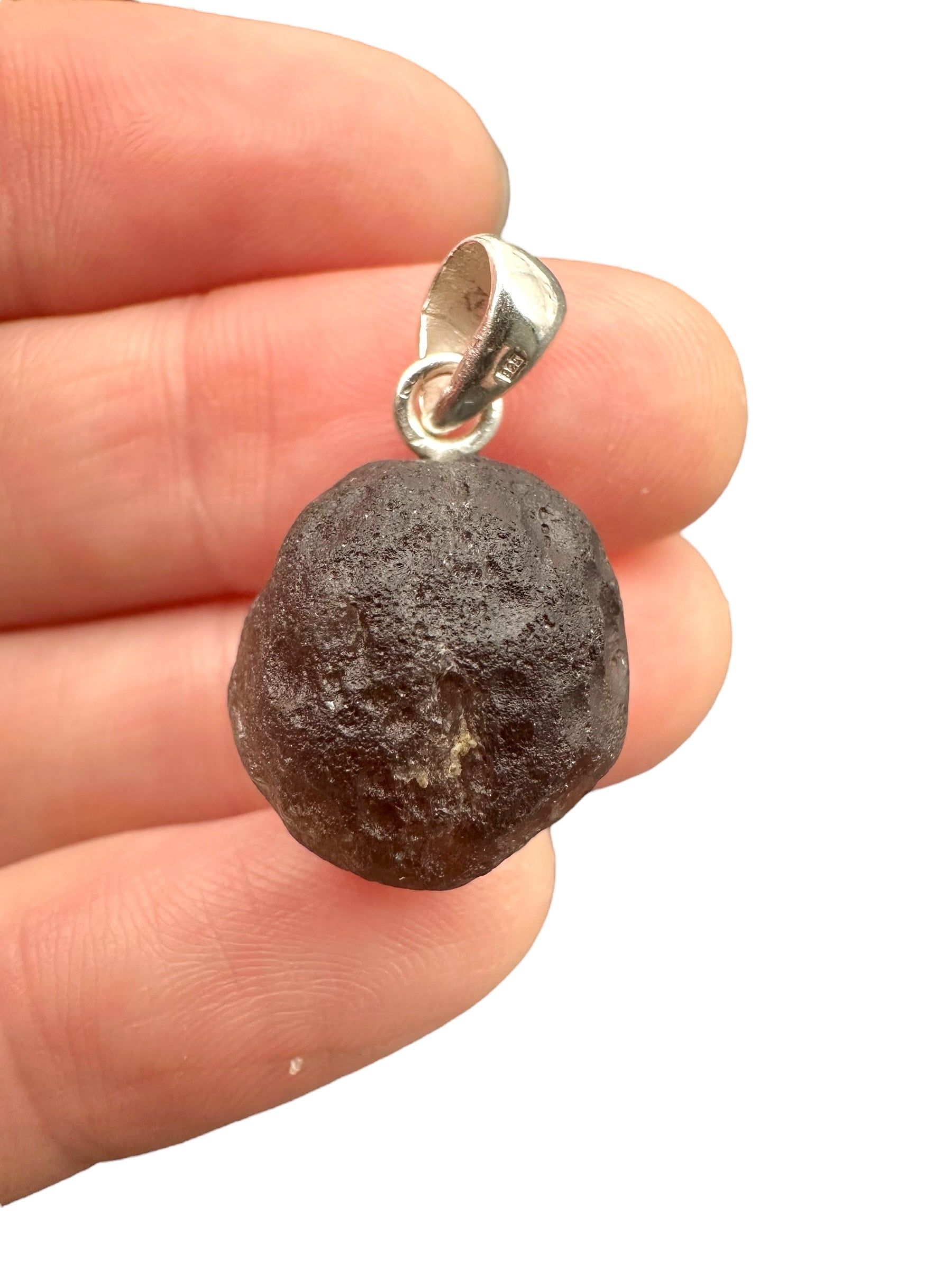 Silver colombianite pendant - SP/K060