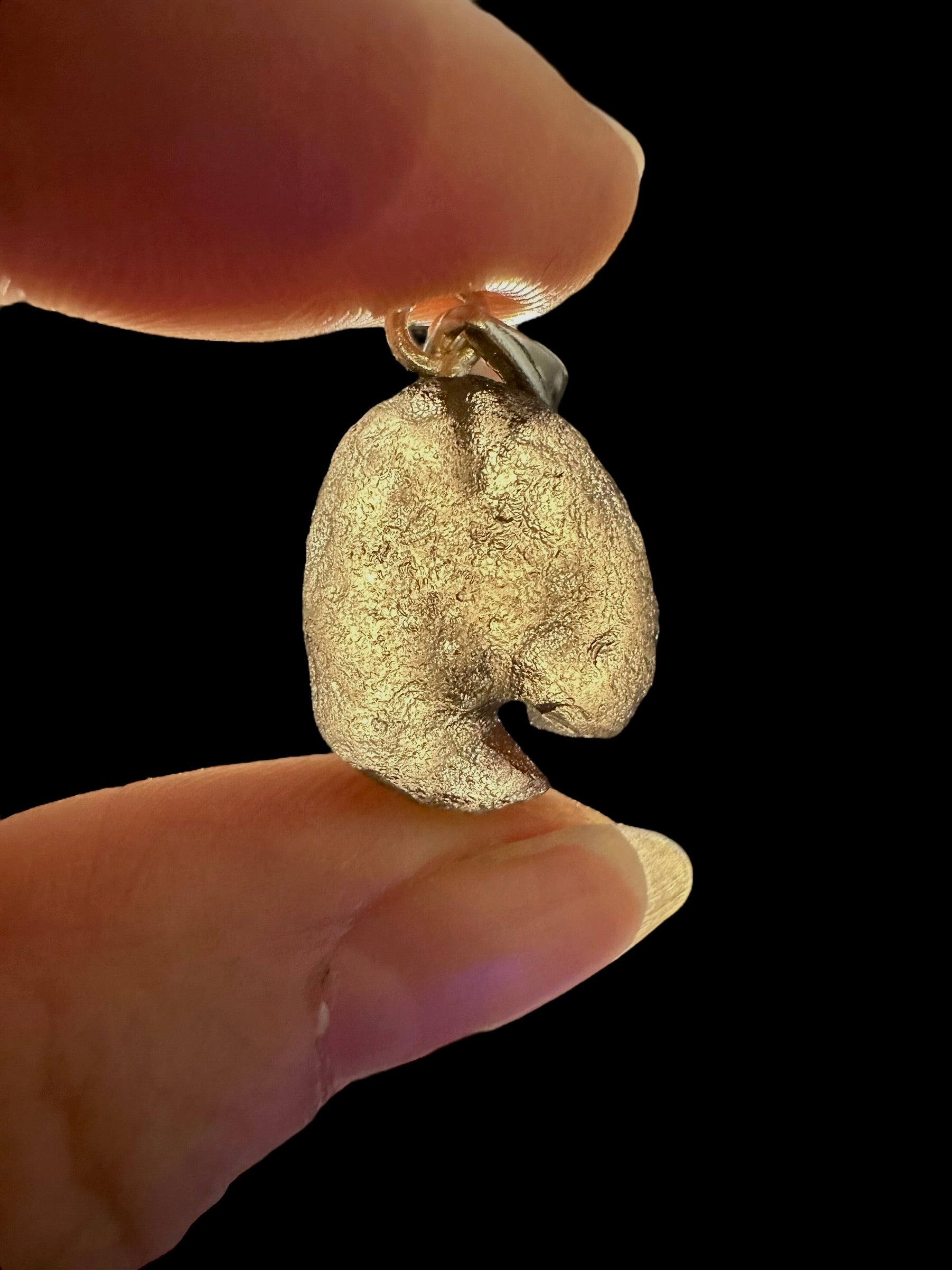 Silver colombianite pendant - SP/K063