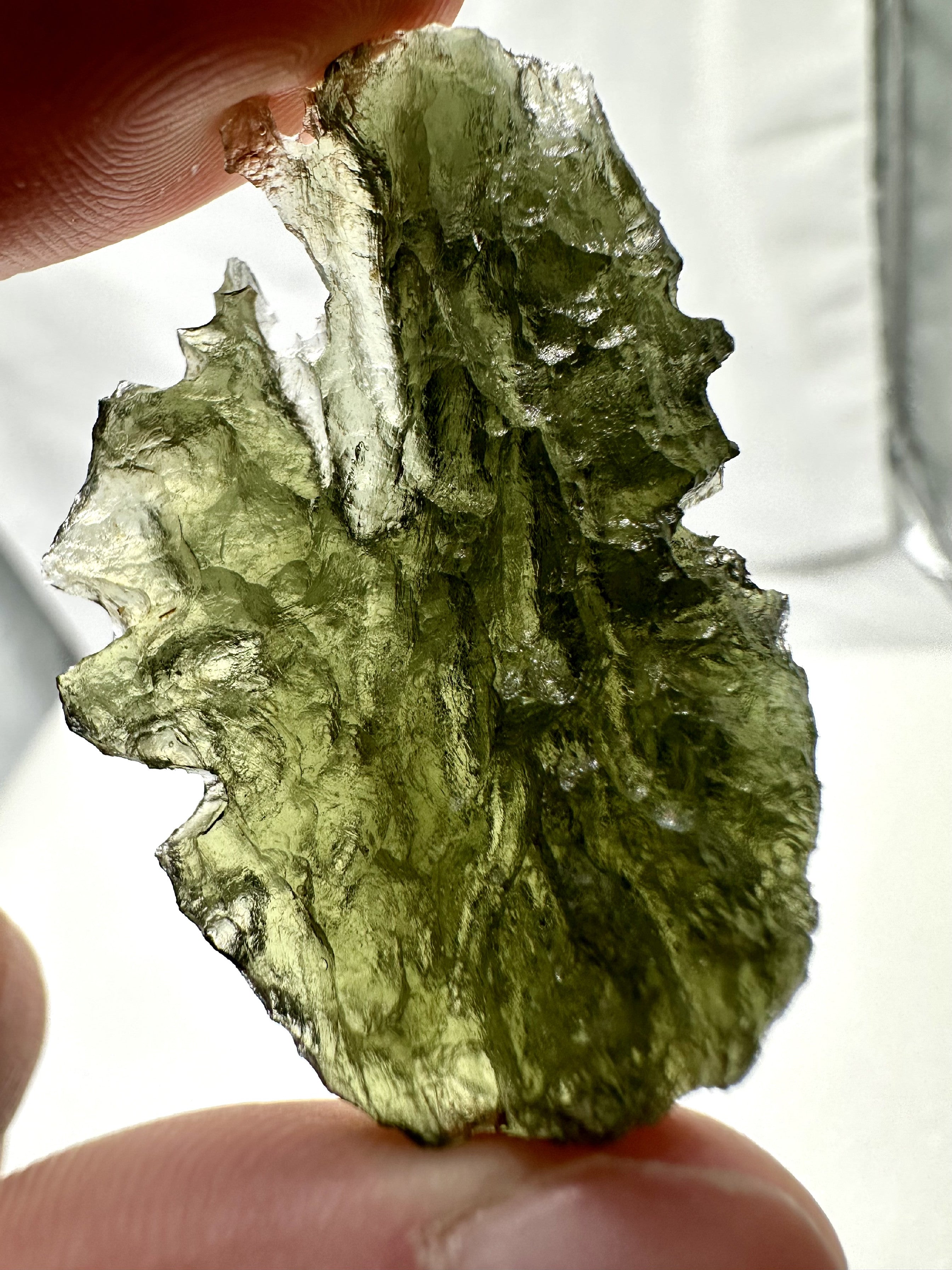 Moldavite – Vrabce – Krater – 11,3g - V2037