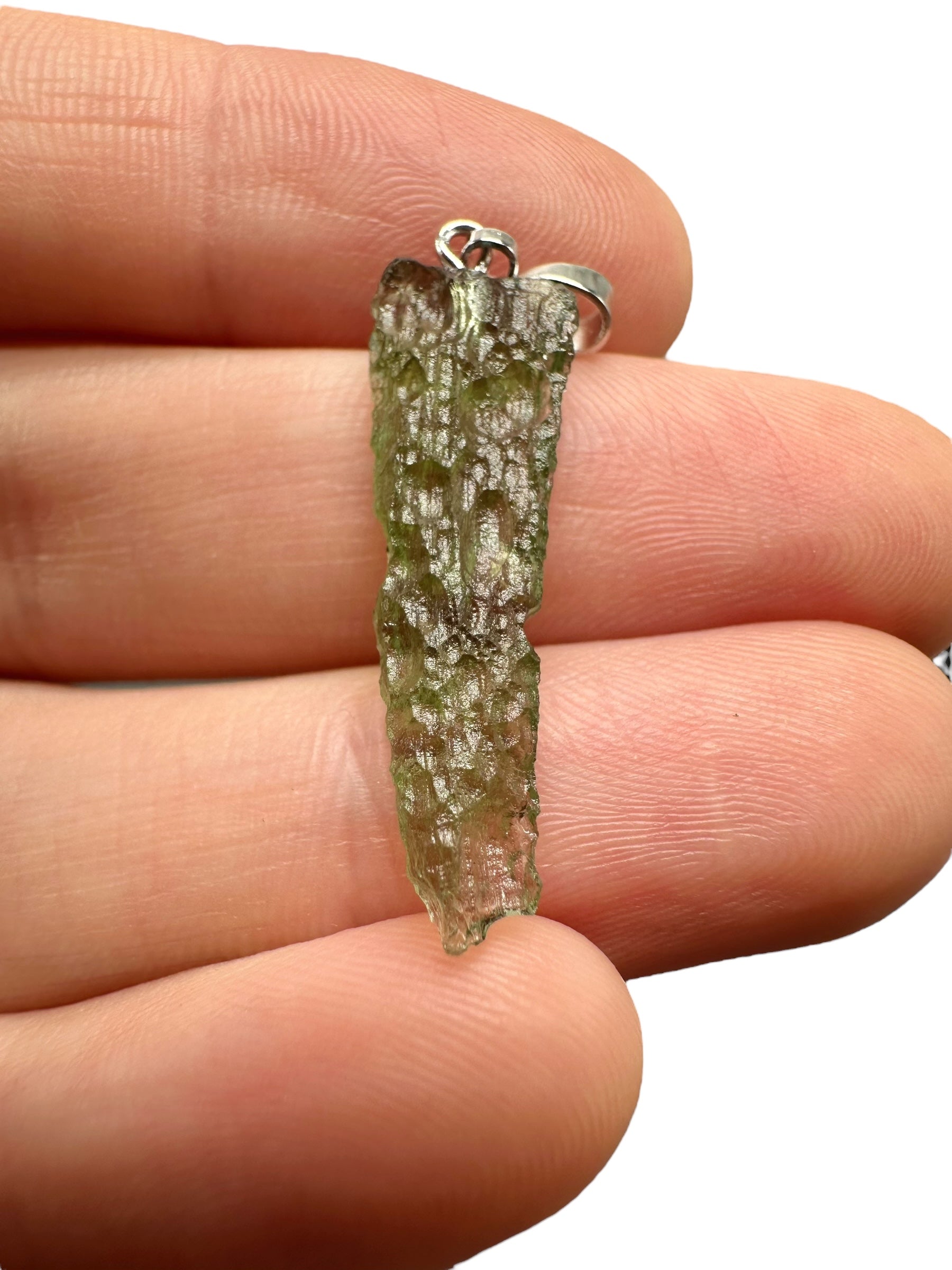 Moldavite pendant - P/V352