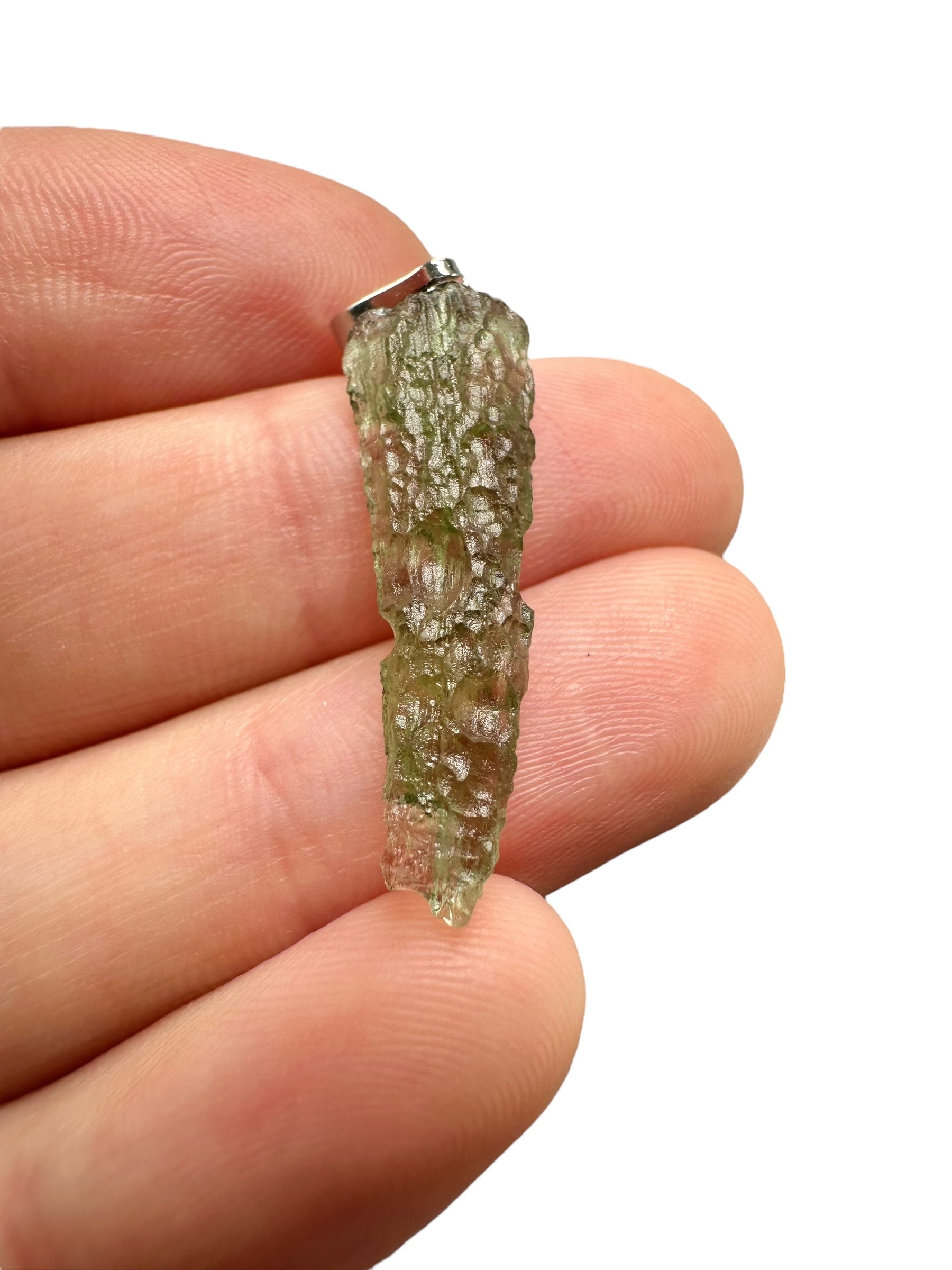 Moldavite pendant