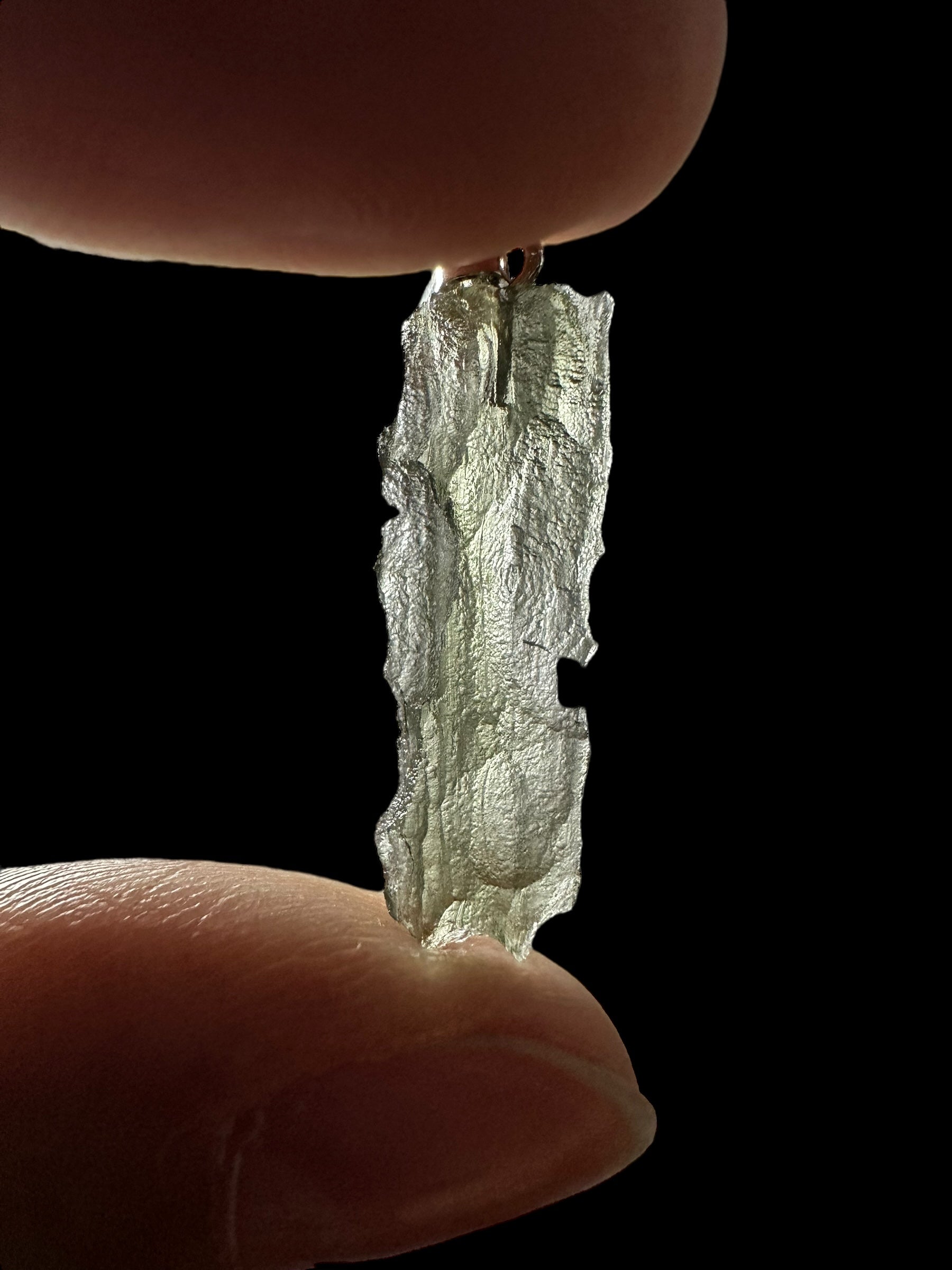 Moldavite pendant 0,5g - P/V385