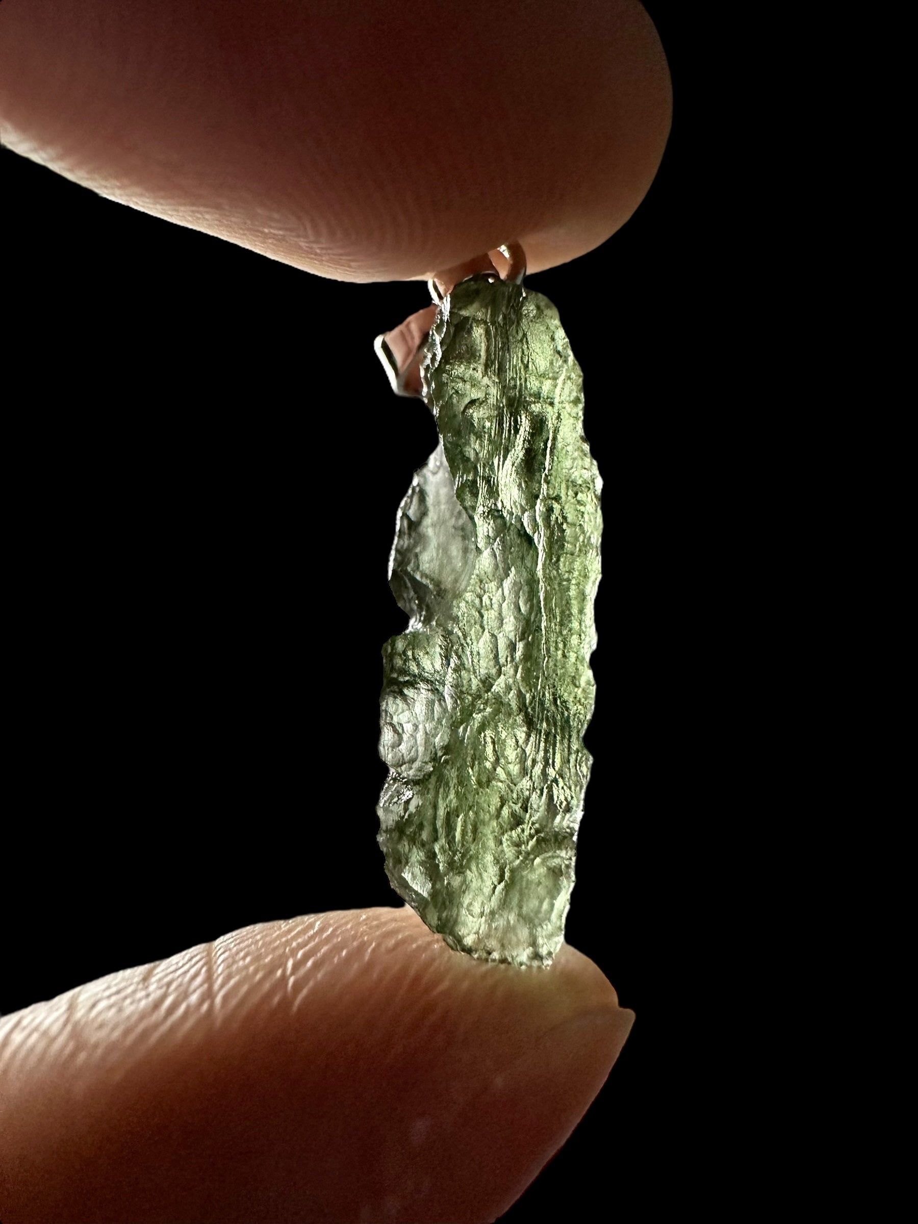 Moldavite pendant 1,3g - P/V401