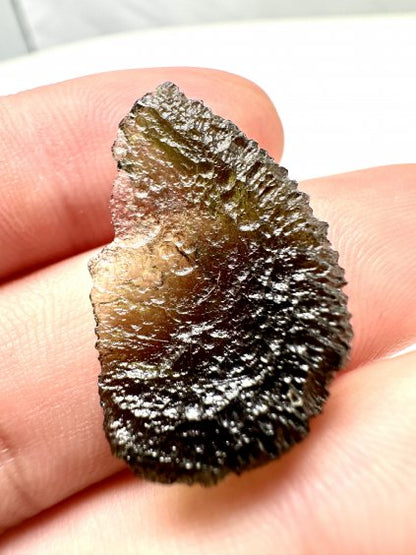 Moldavite Grezza – Nechov – 2,1g - V062