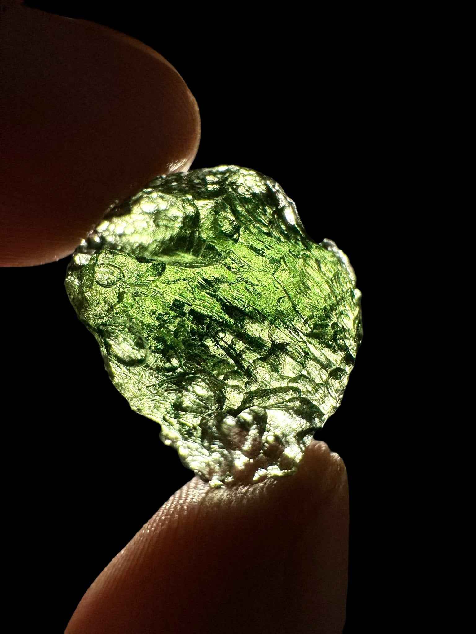 Moldavite – Marouskovo pole – 3,7g - V1697
