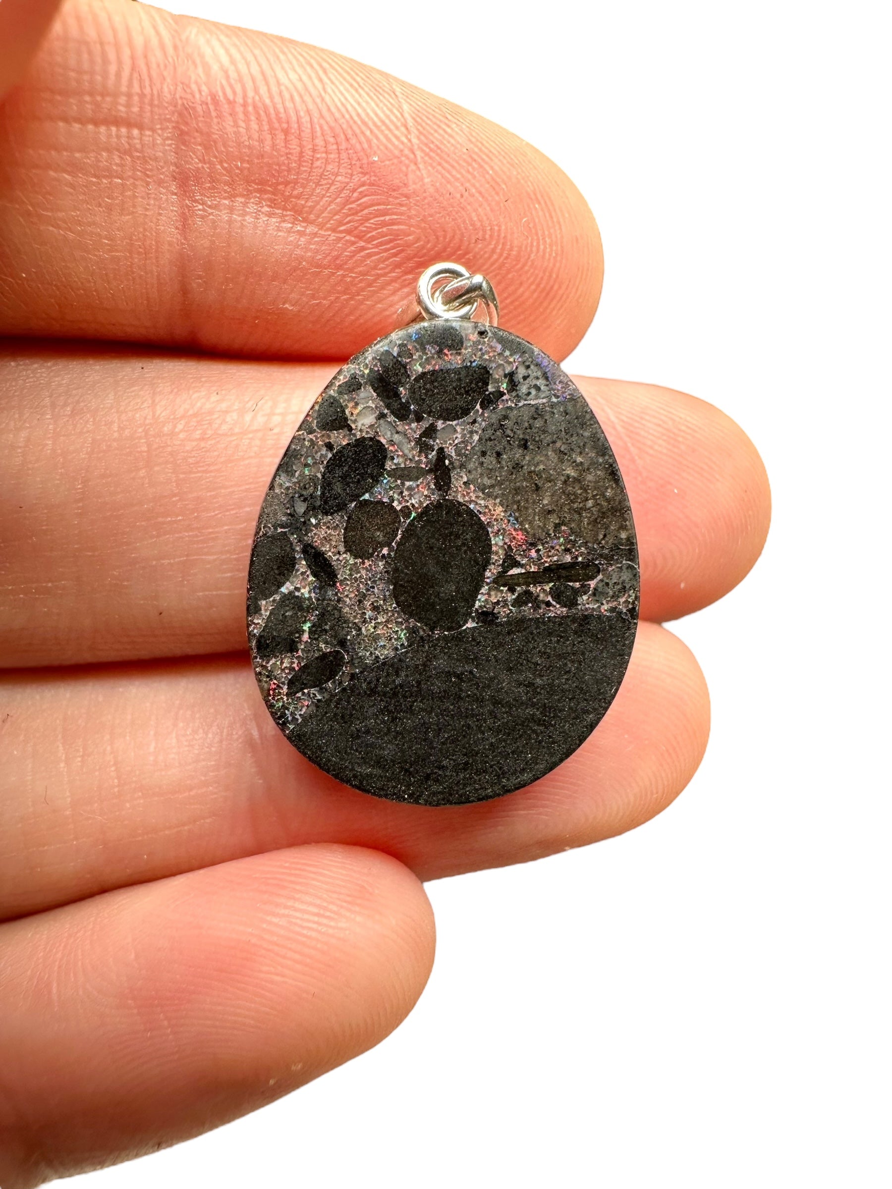 Silver pendant from Australian opal - SP/AO13