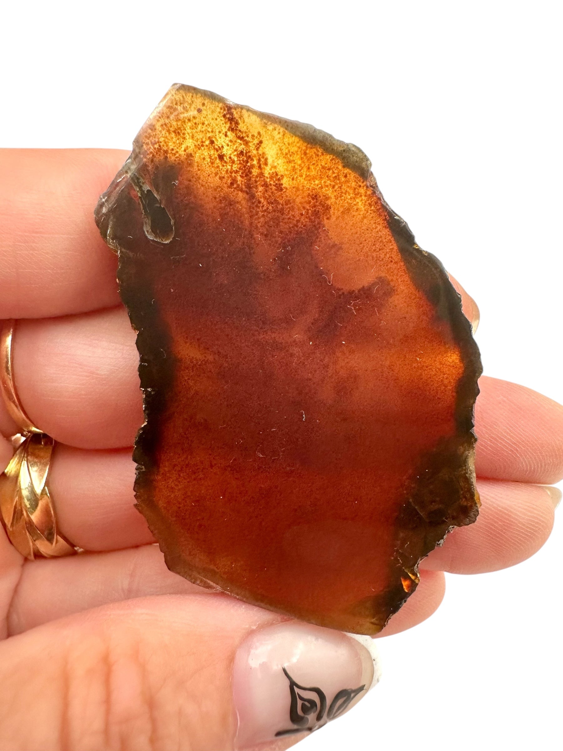 Amber slice – Sumatra, Indonesia