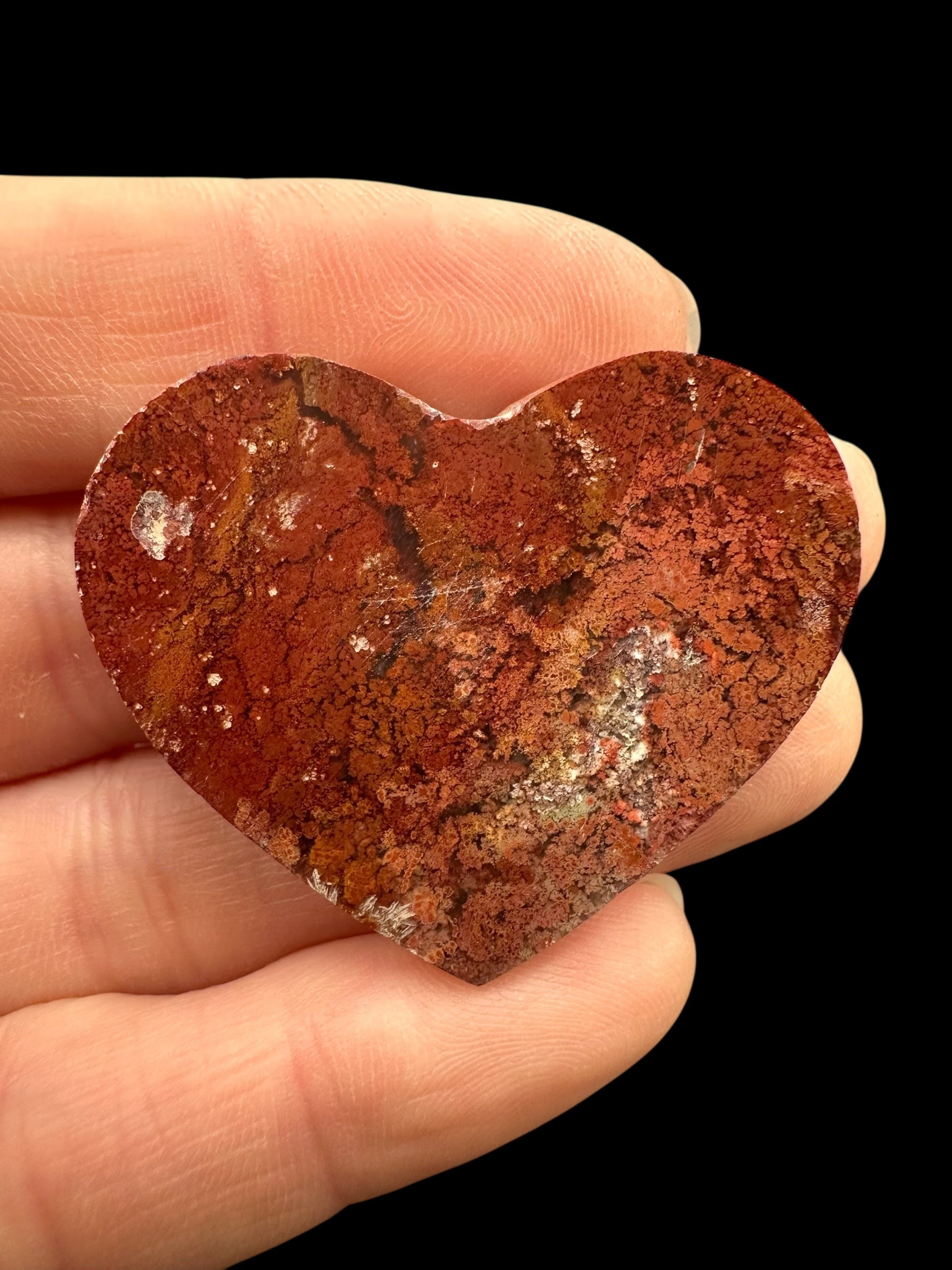Moos agate heart – West Java, Indonesia - MECH101
