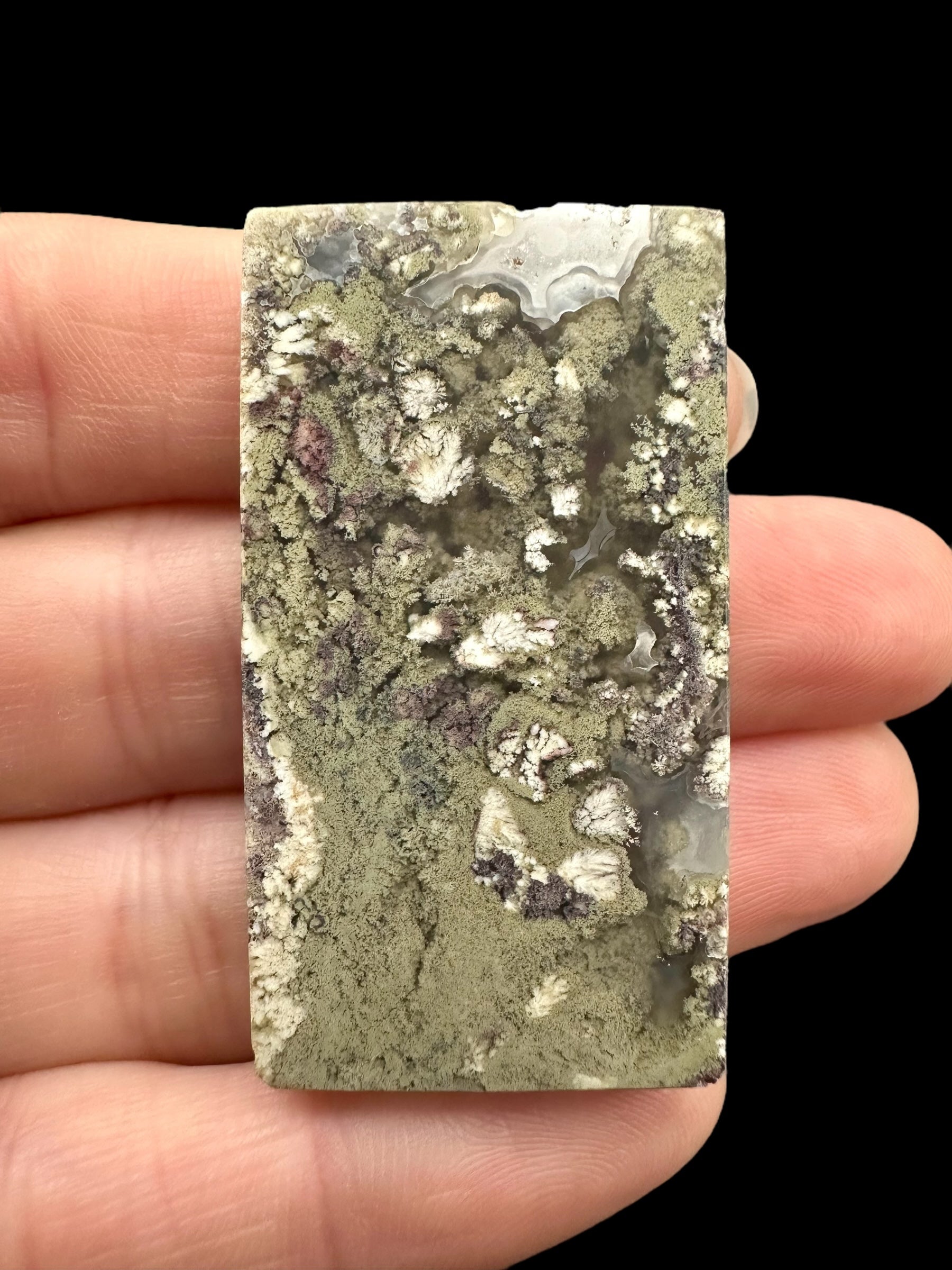 Moos agate plate – West Java, Indonesia