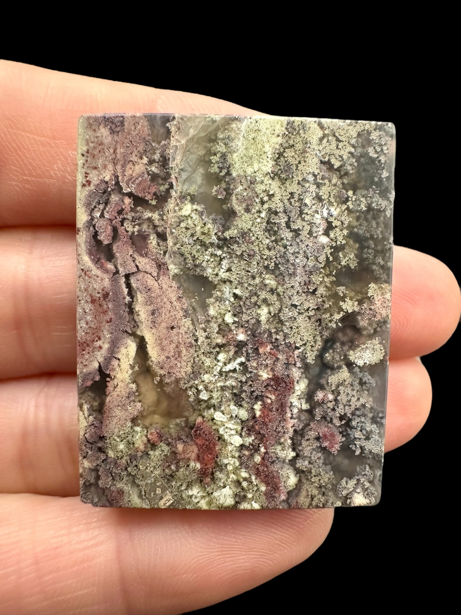 Moos agate plate – West Java, Indonesia - MECH105
