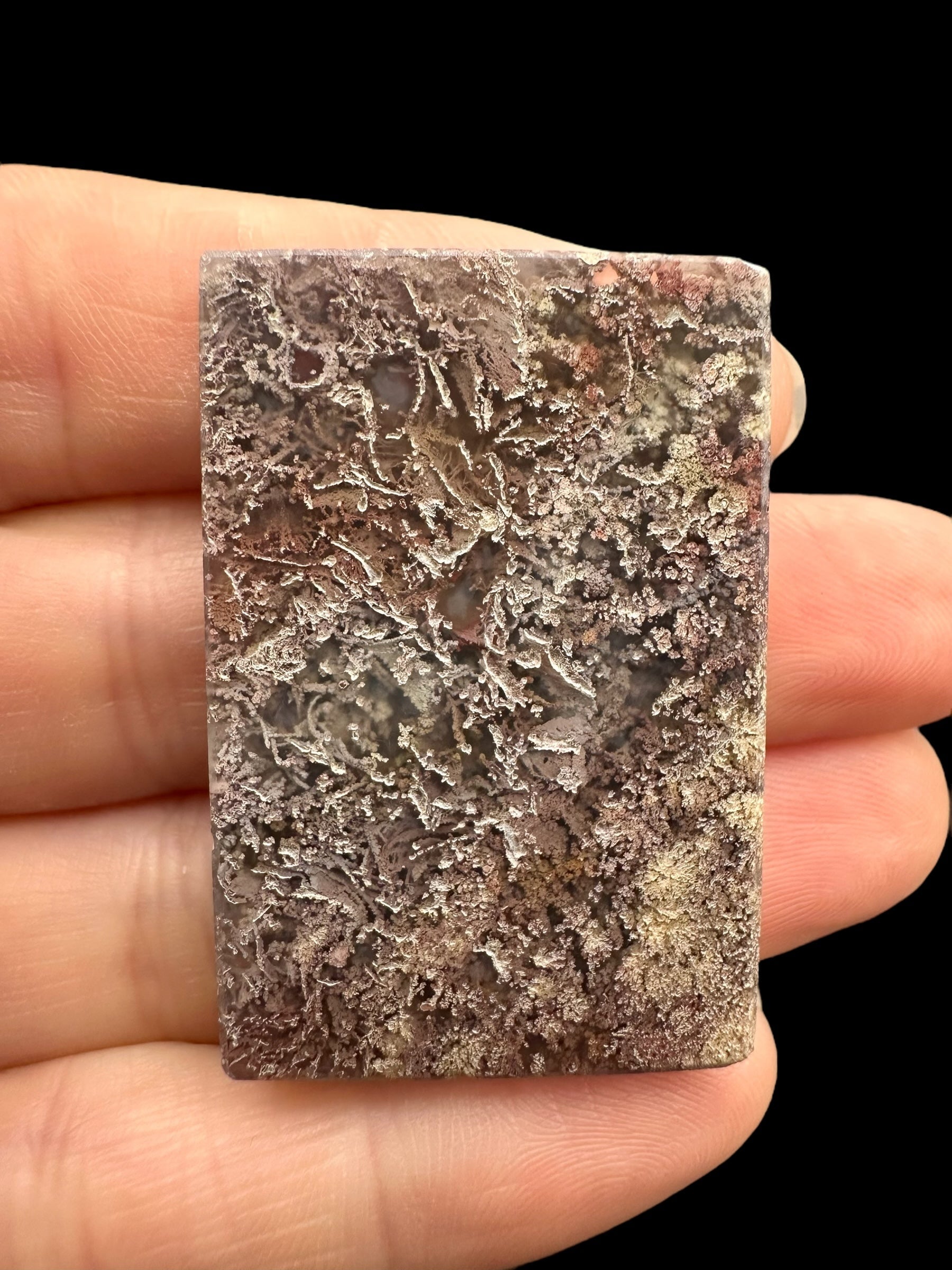 Moos agate plate – West Java, Indonesia - MECH107
