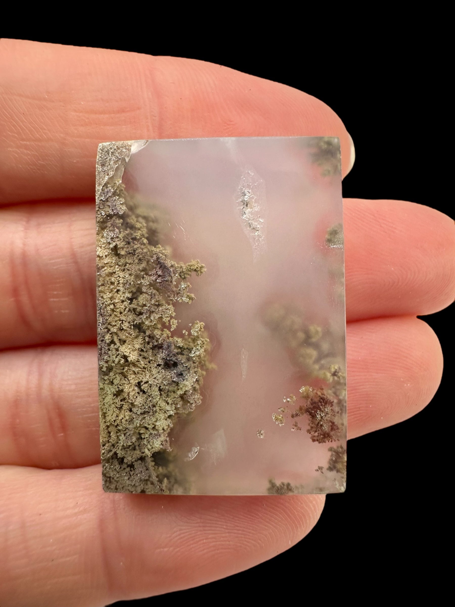 Moos agate plate – West Java, Indonesia