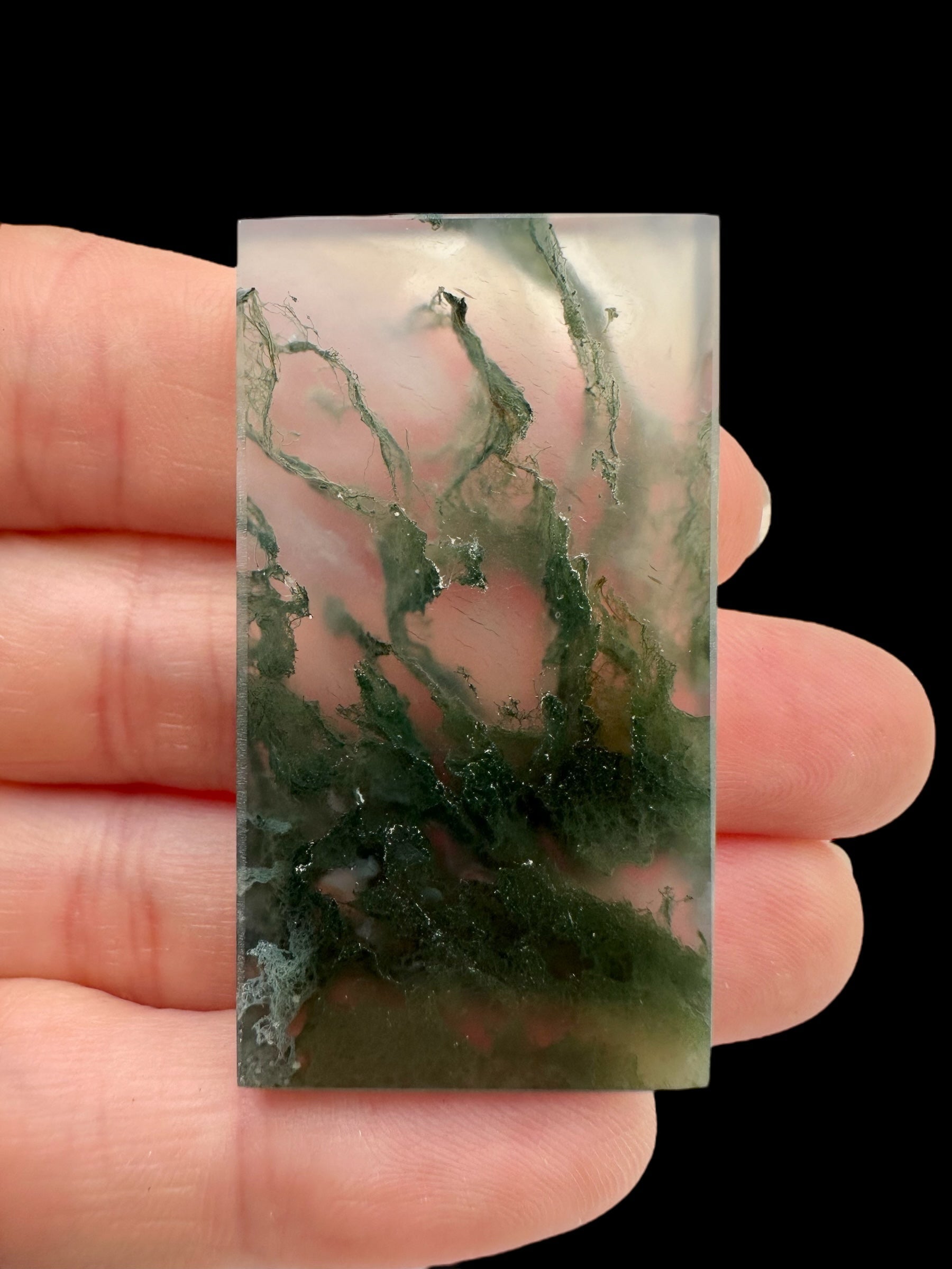 Moos agate plate – West Java, Indonesia