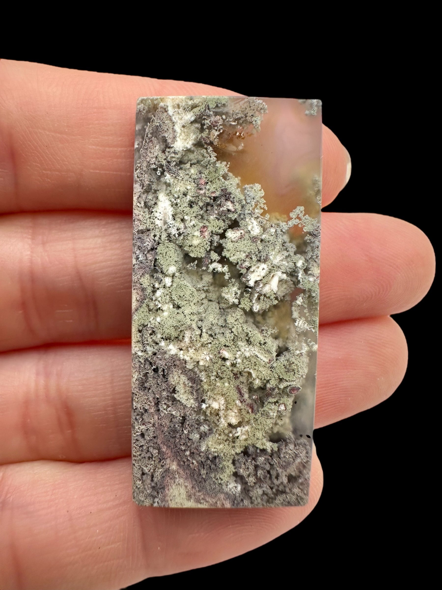 Moos agate plate – West Java, Indonesia - MECH111