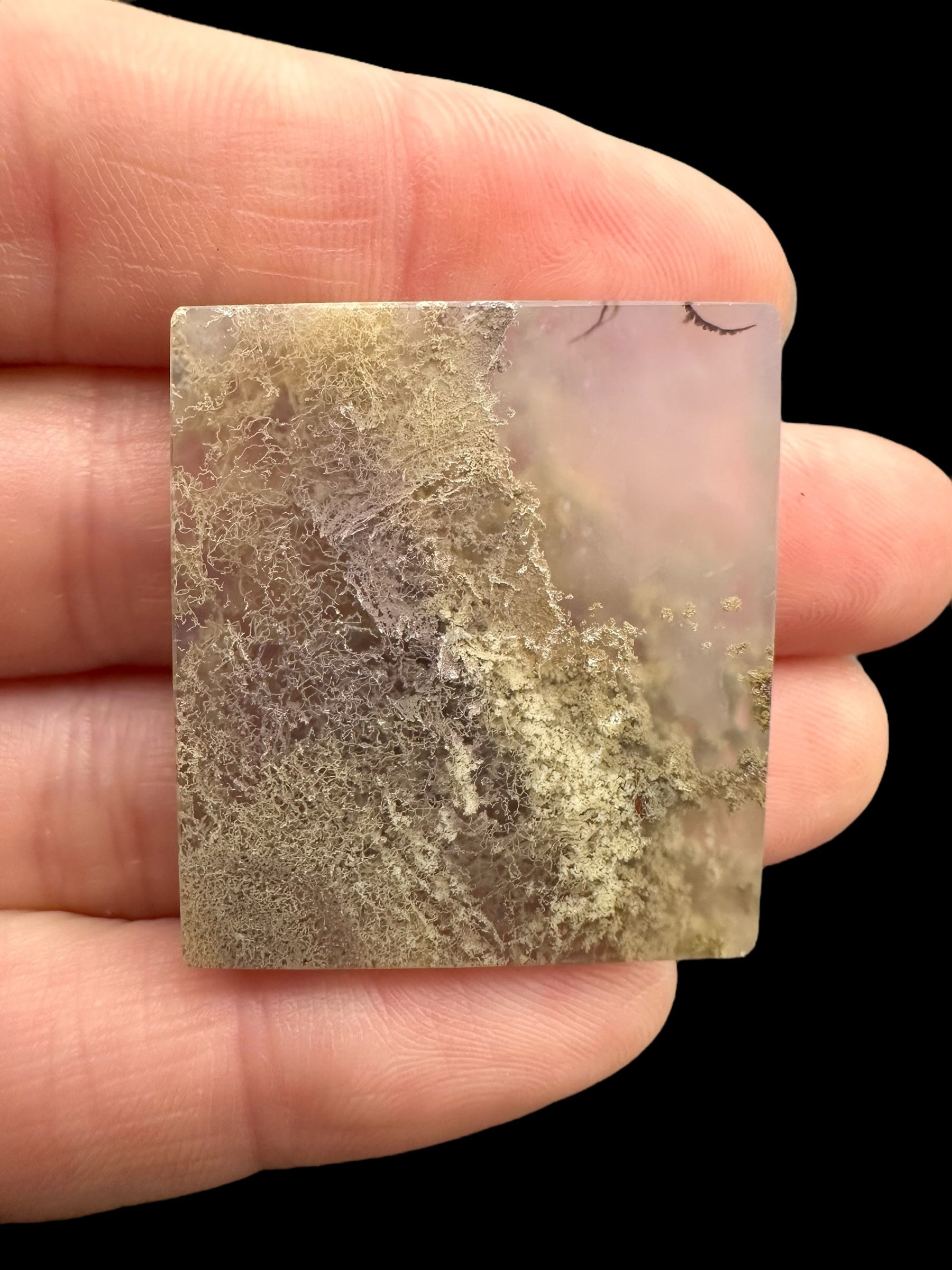 Moos agate plate – West Java, Indonesia - MECH113
