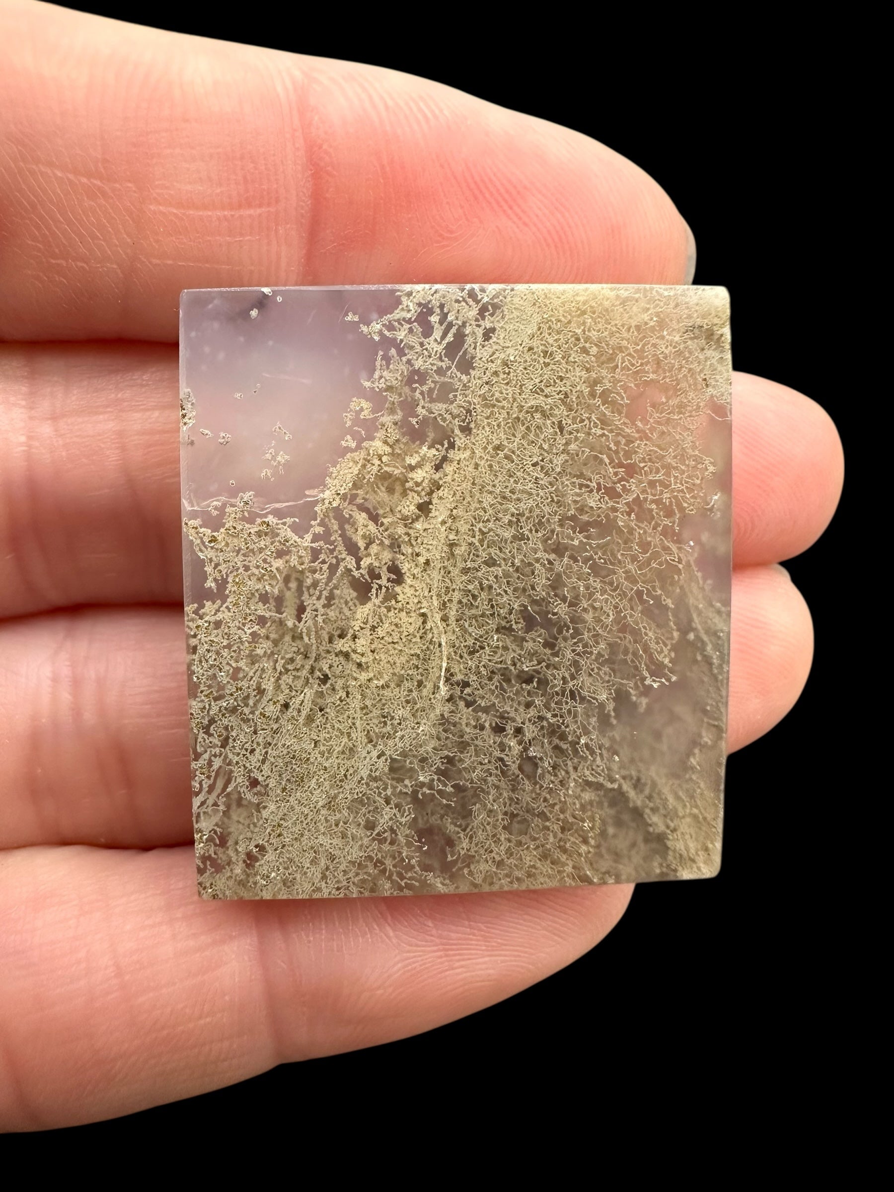 Moos agate plate – West Java, Indonesia
