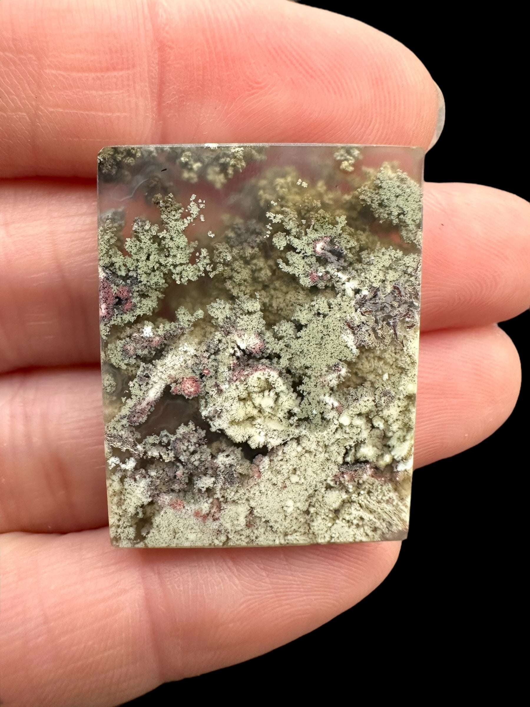 Moos agate plate – West Java, Indonesia - MECH114