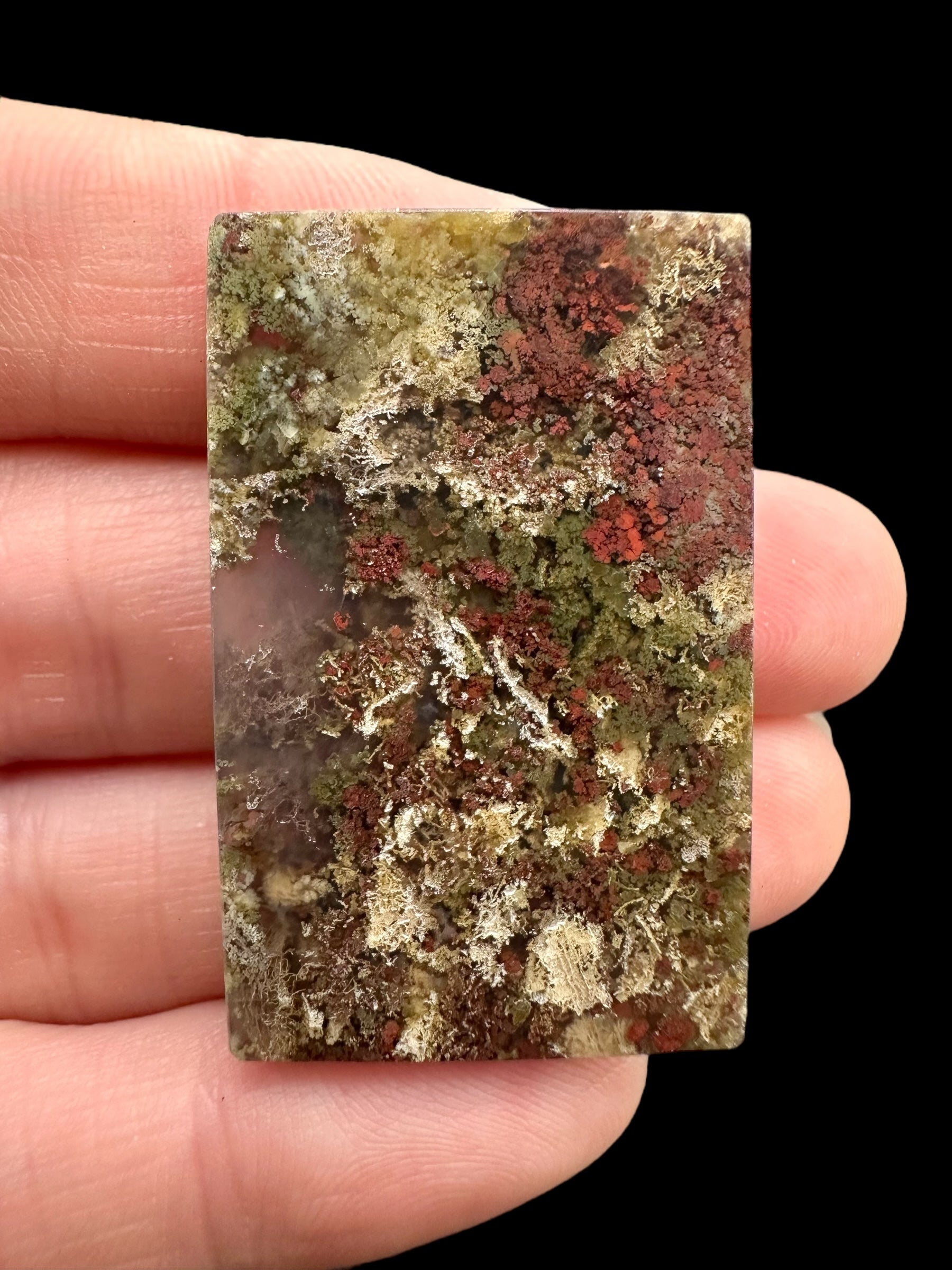 Moos agate plate – West Java, Indonesia - MECH118