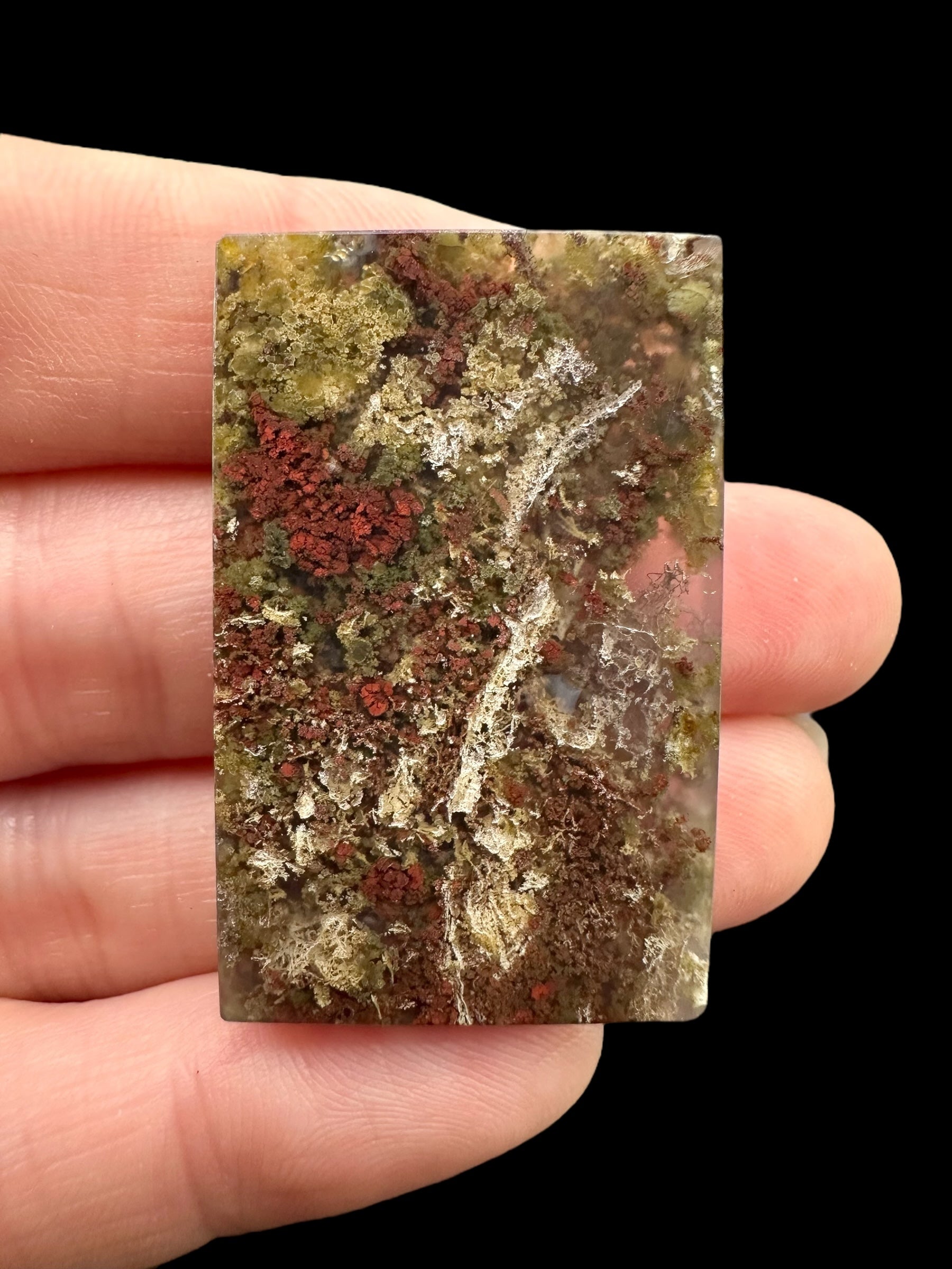 Moos agate plate – West Java, Indonesia