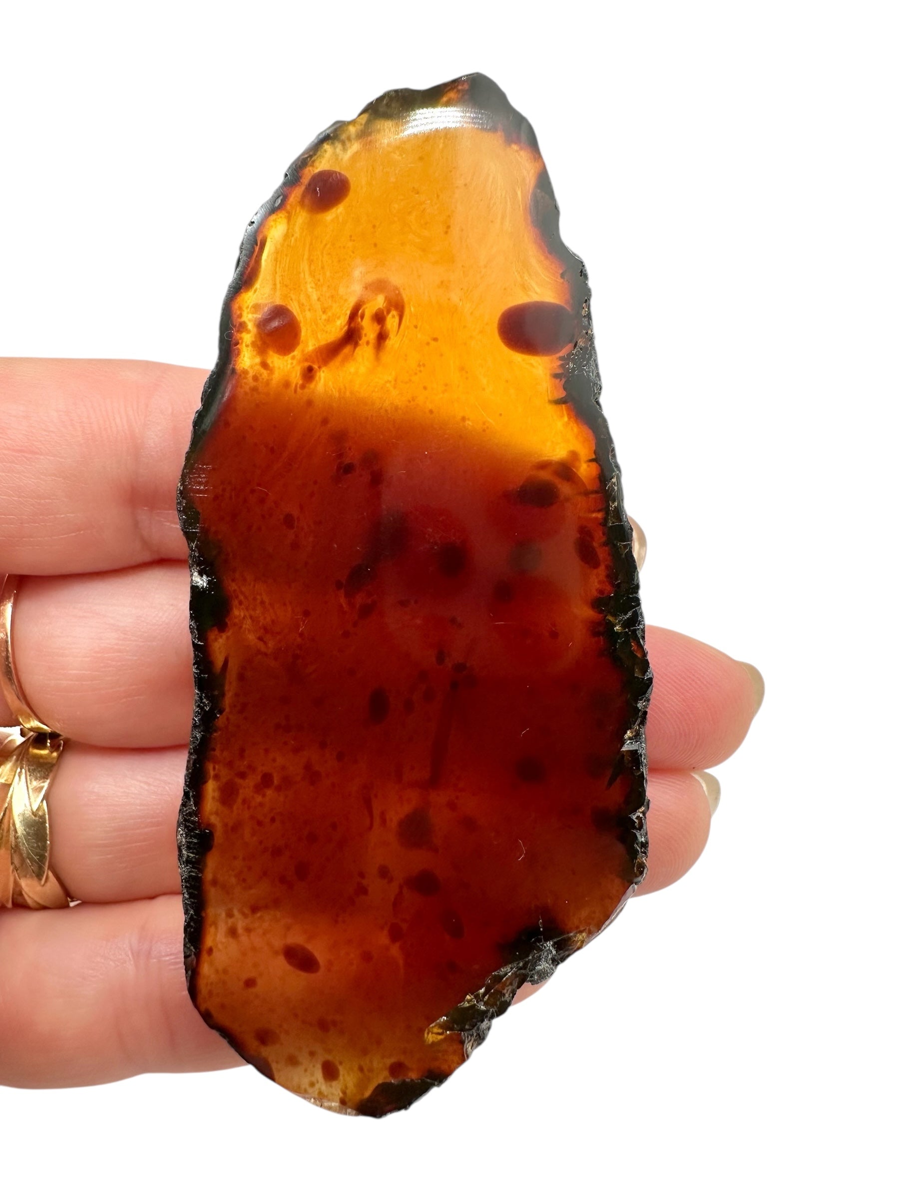Amber slice – Sumatra, Indonesia