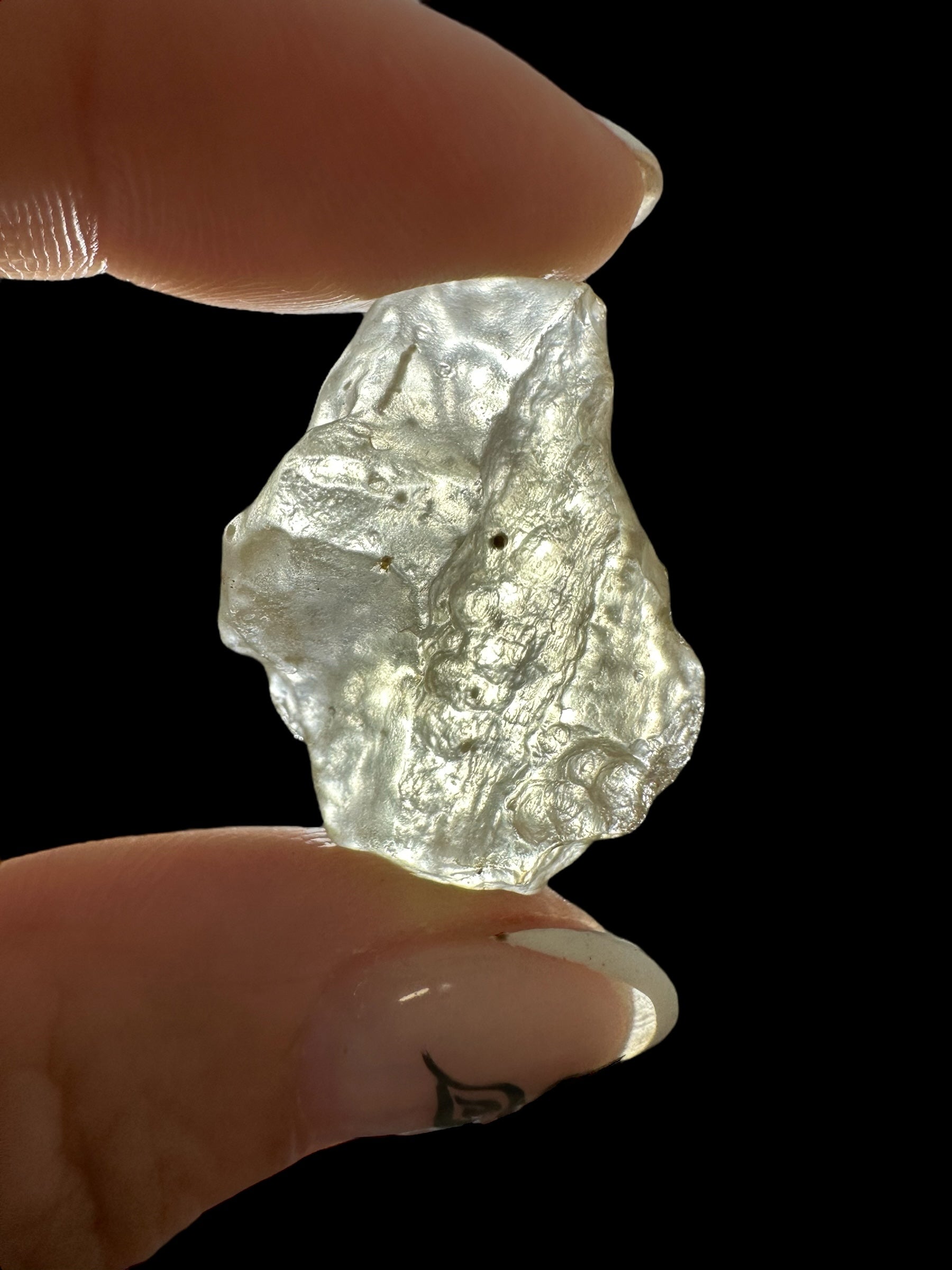 Libyan desert glass with grains of sand – 5,2g - LPS129