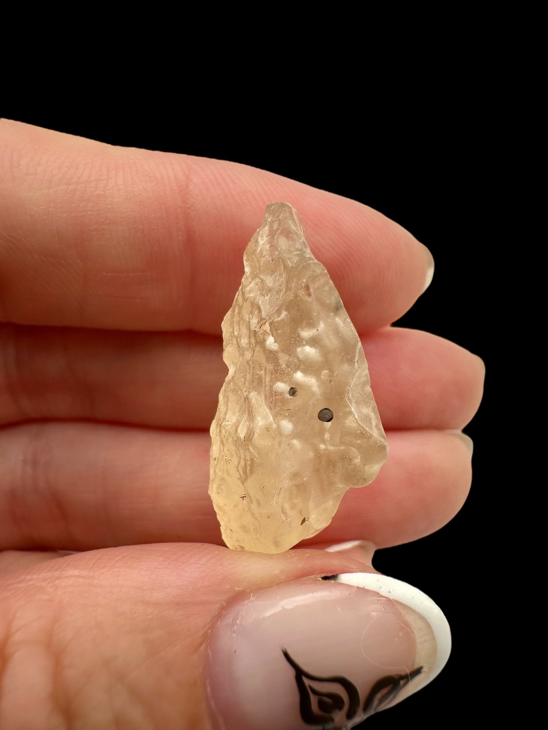 Libyan desert glass with grains of sand – 5,5g - LPS131