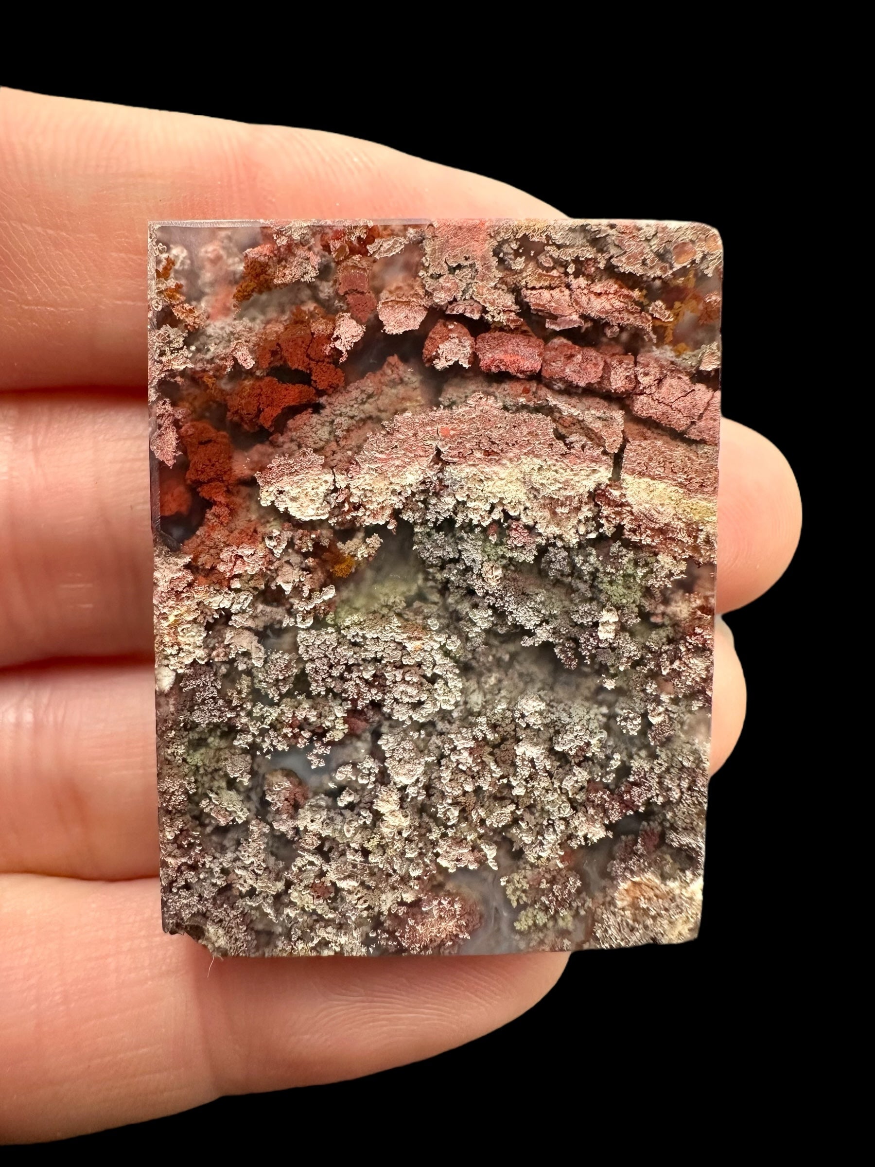 Moos agate plate – West Java, Indonesia - MECH121