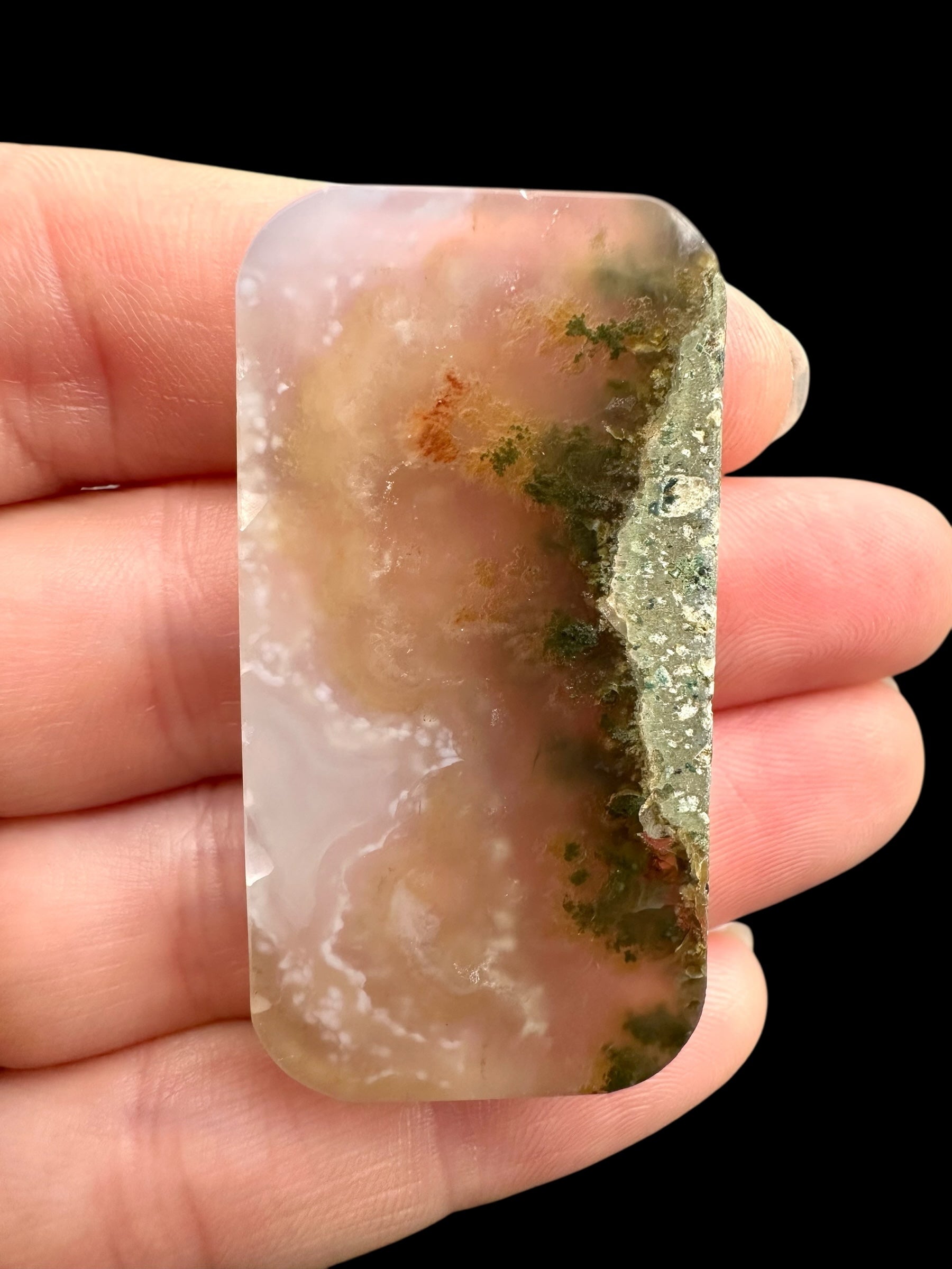 Moos agate plate – West Java, Indonesia - MECH124
