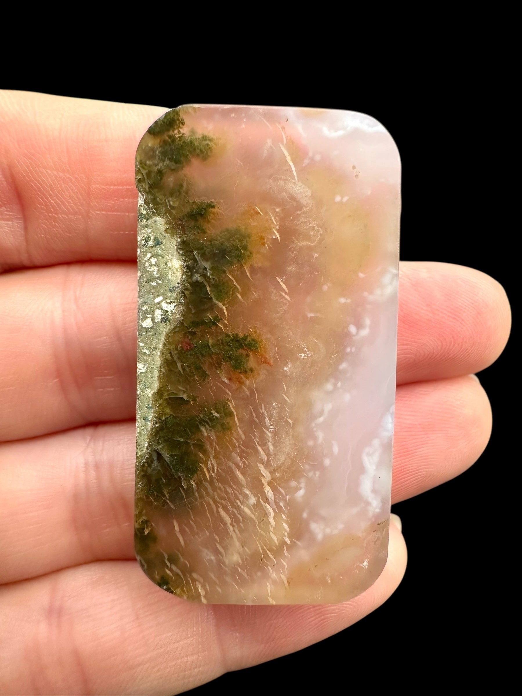 Moos agate plate – West Java, Indonesia