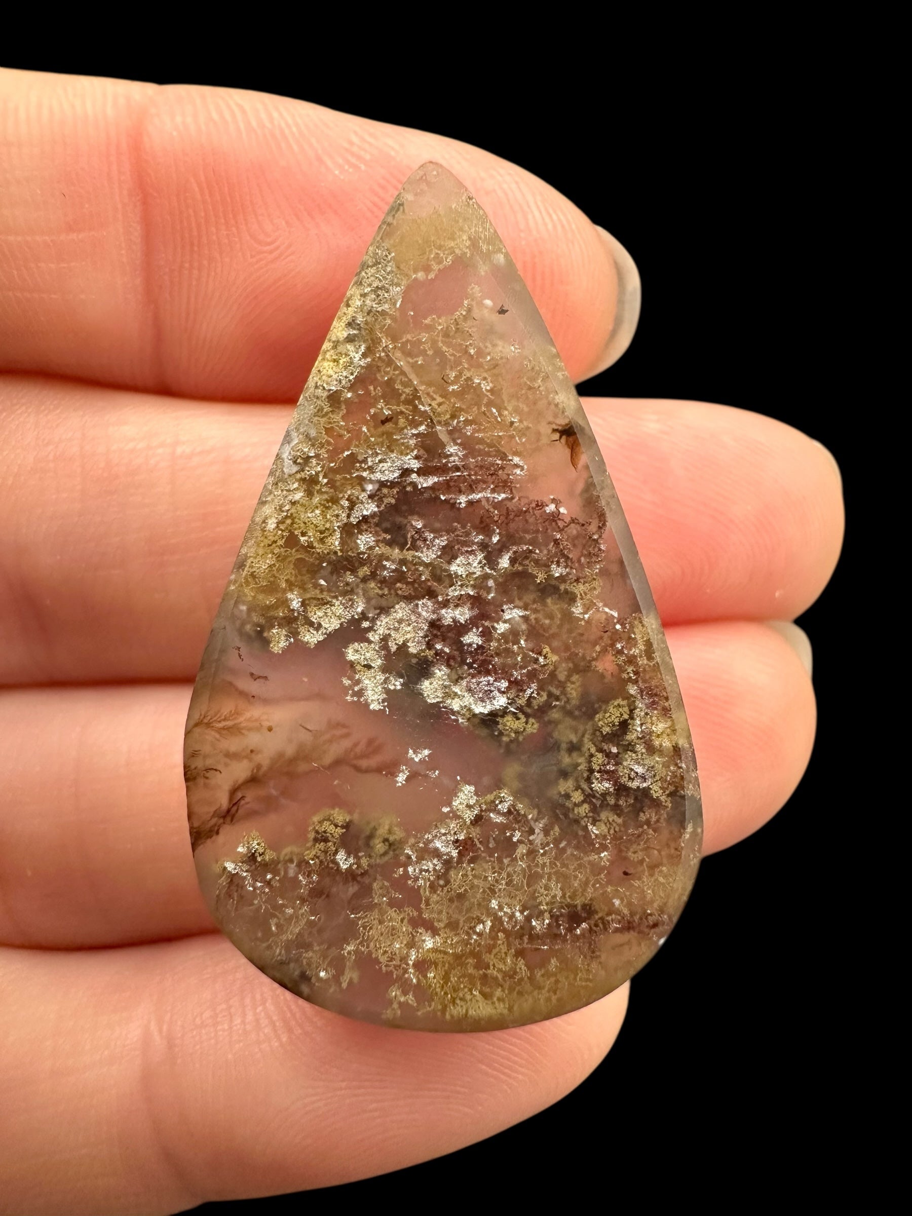 Moos agate cabochon – West Java, Indonesia - MECH125