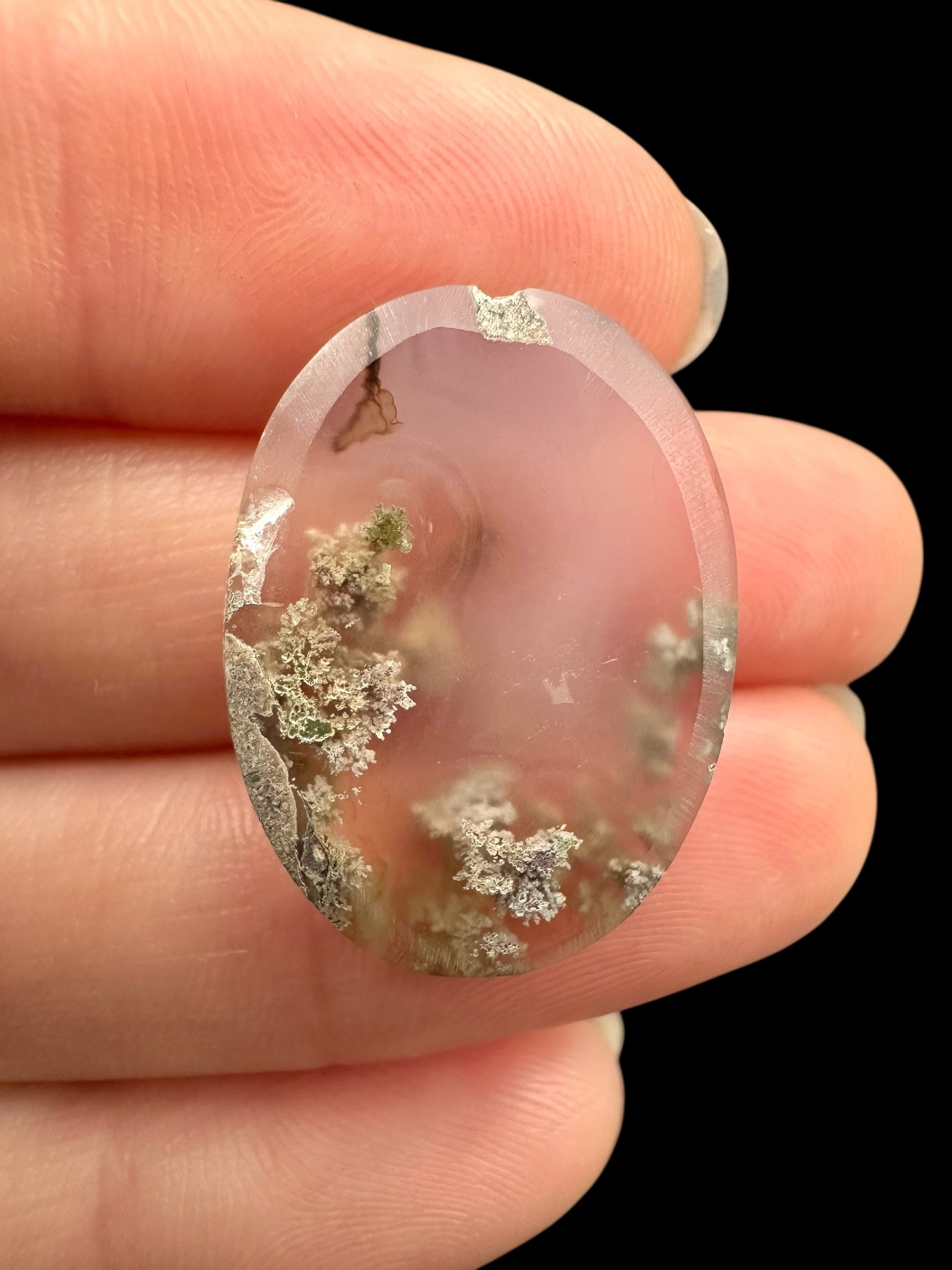 Moos agate cabochon – West Java, Indonesia - MECH127