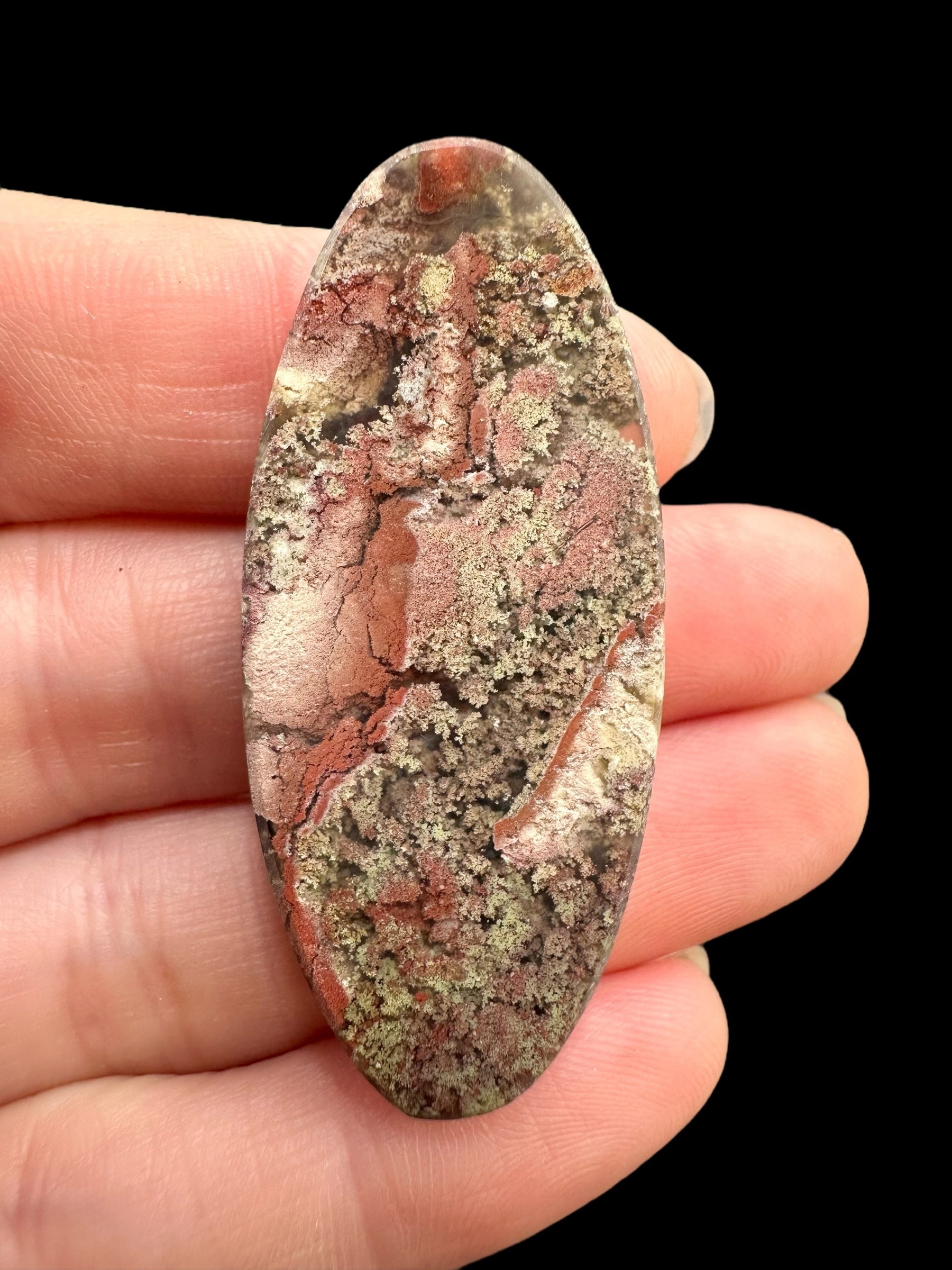 Moos agate cabochon – West Java, Indonesia - MECH134