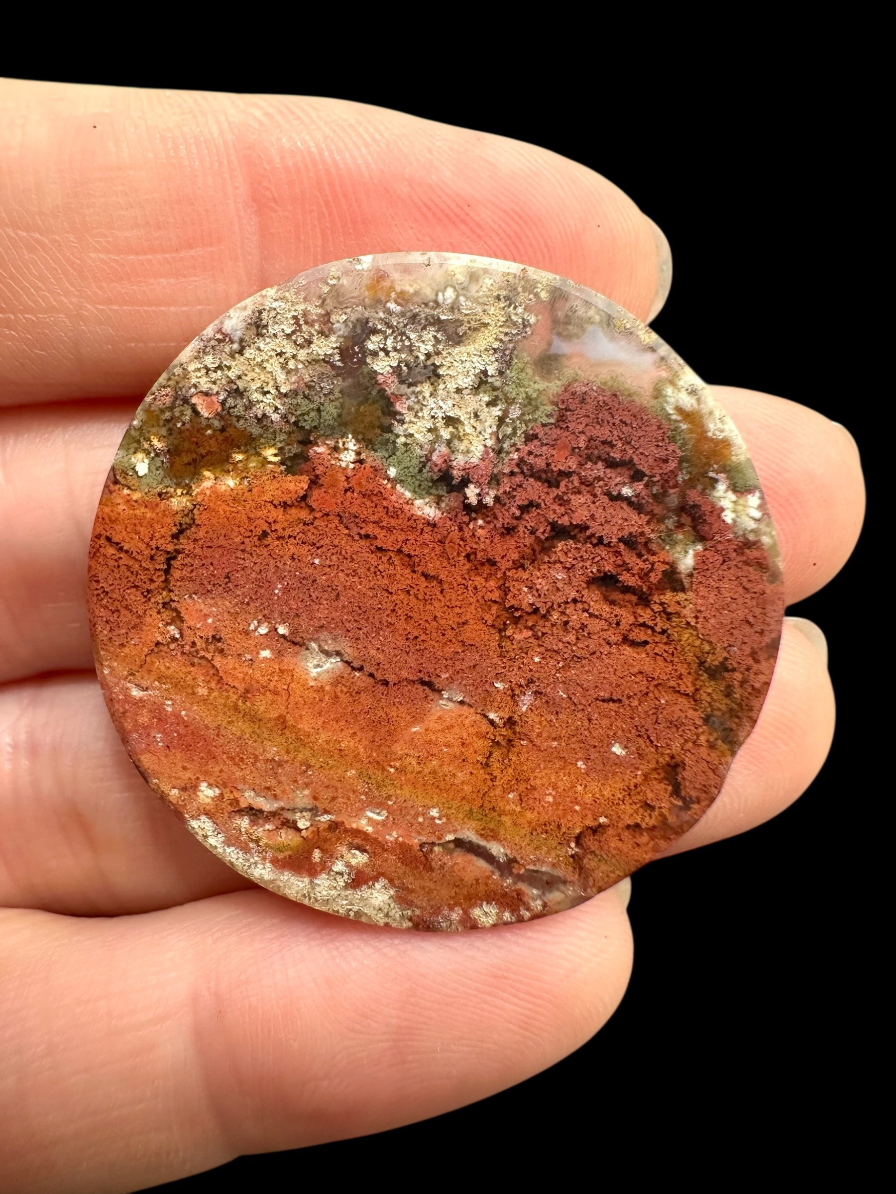 Moos agate cabochon – West Java, Indonesia - MECH138