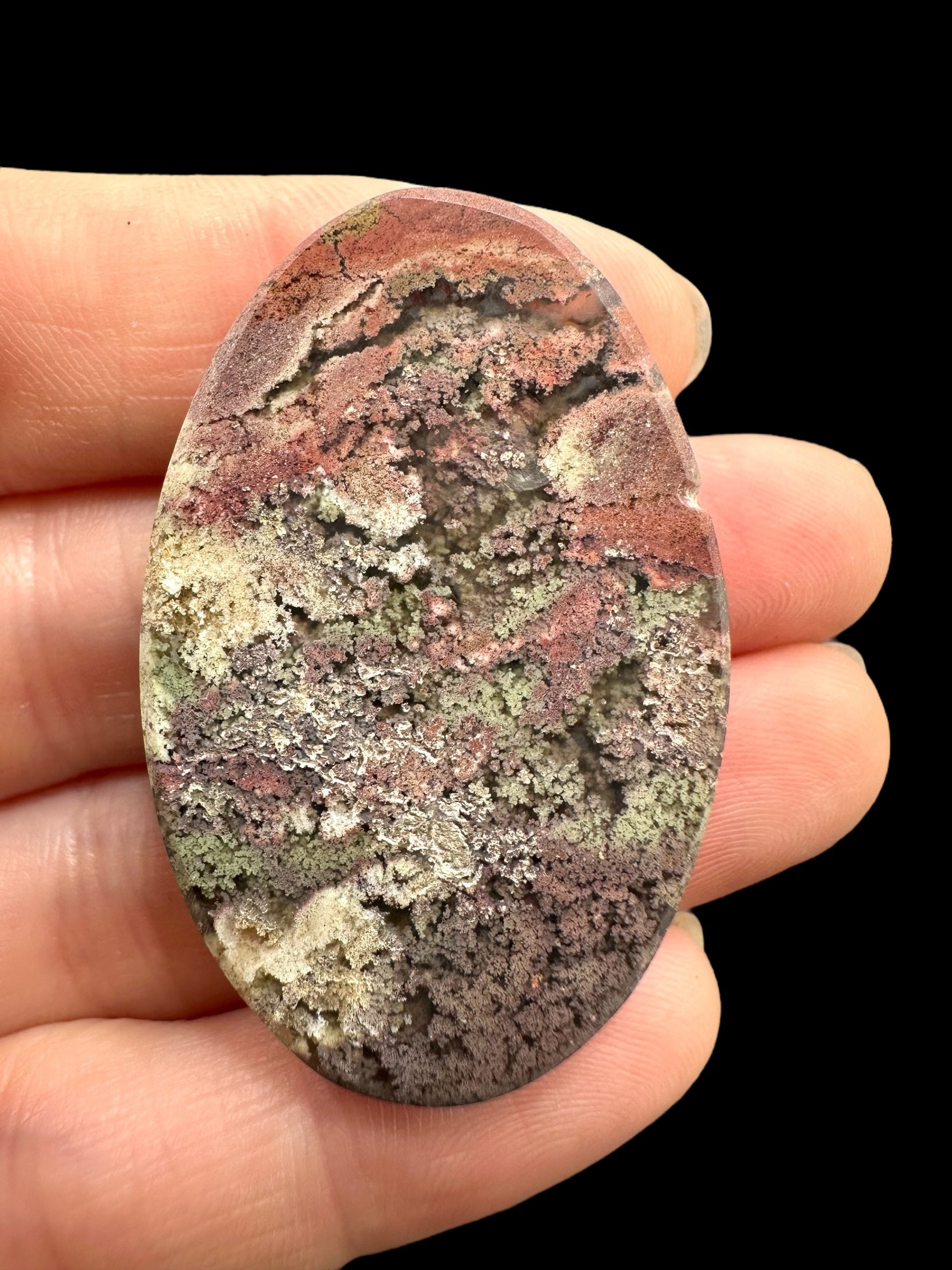 Moos agate cabochon – West Java, Indonesia - MECH139
