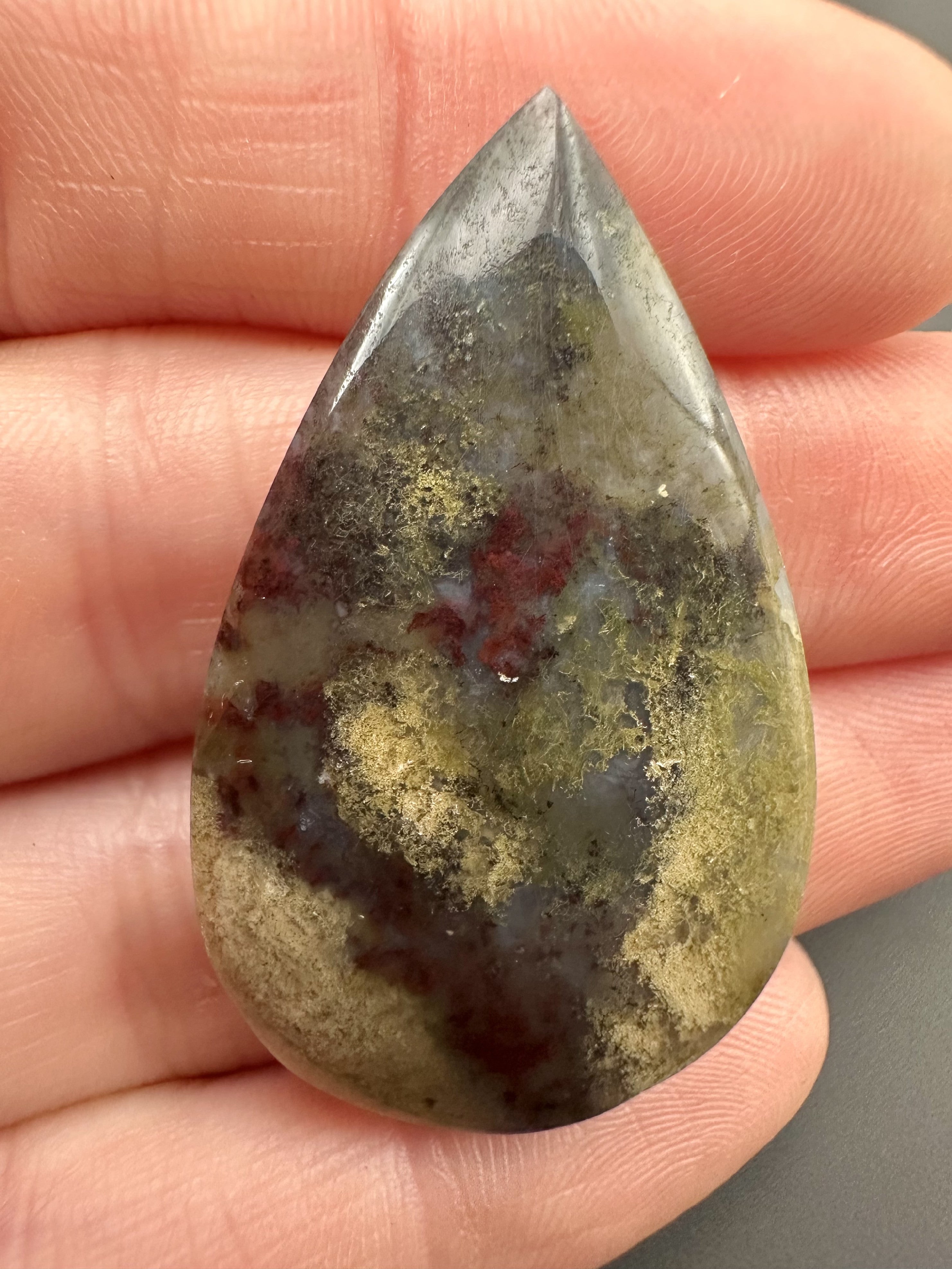 Moos agate – 30 pieces - XXXX37