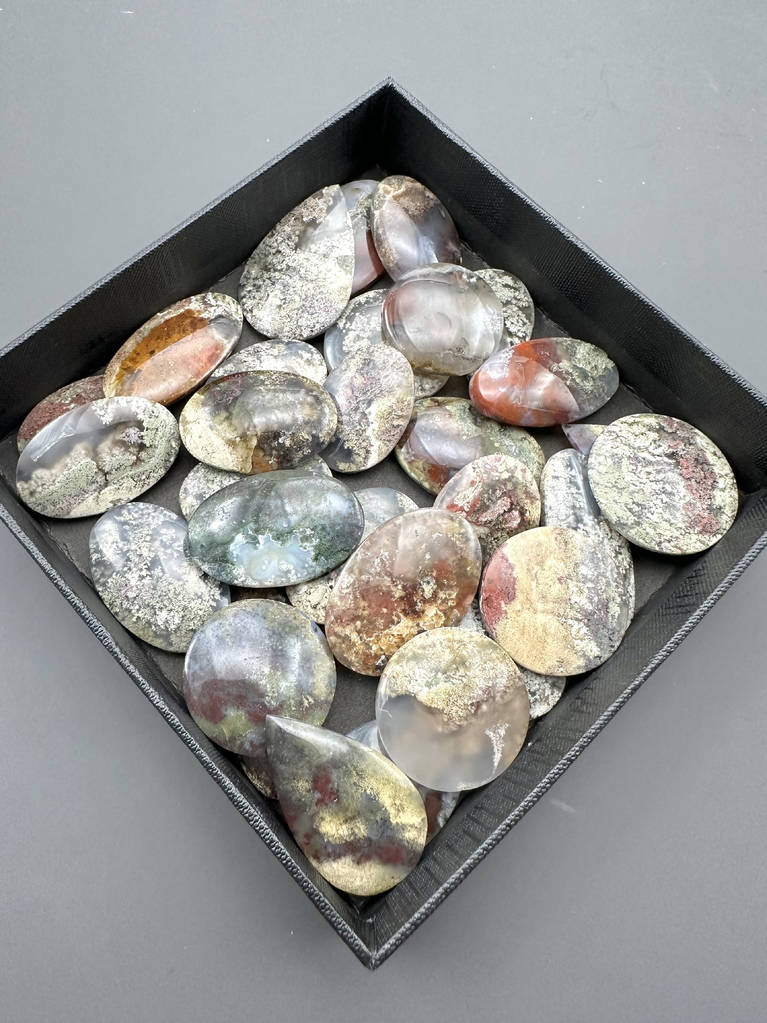 Moos agate – 30 pieces - XXXX37