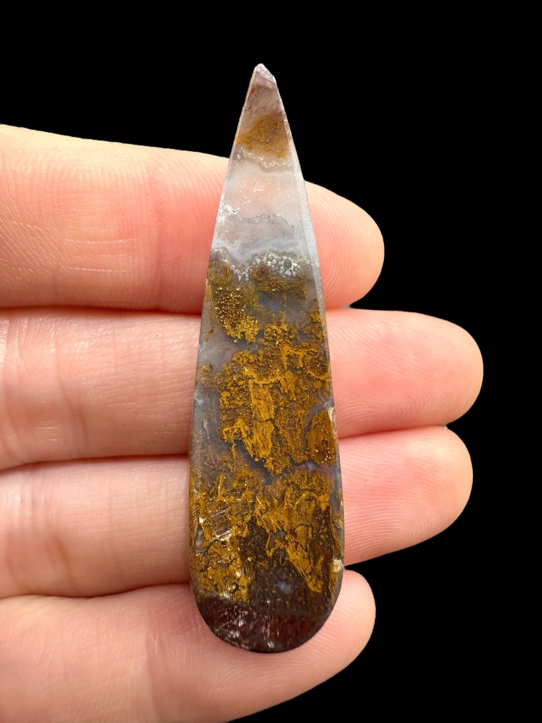 Moos agate cabochon – West Java, Indonesia - MECH141