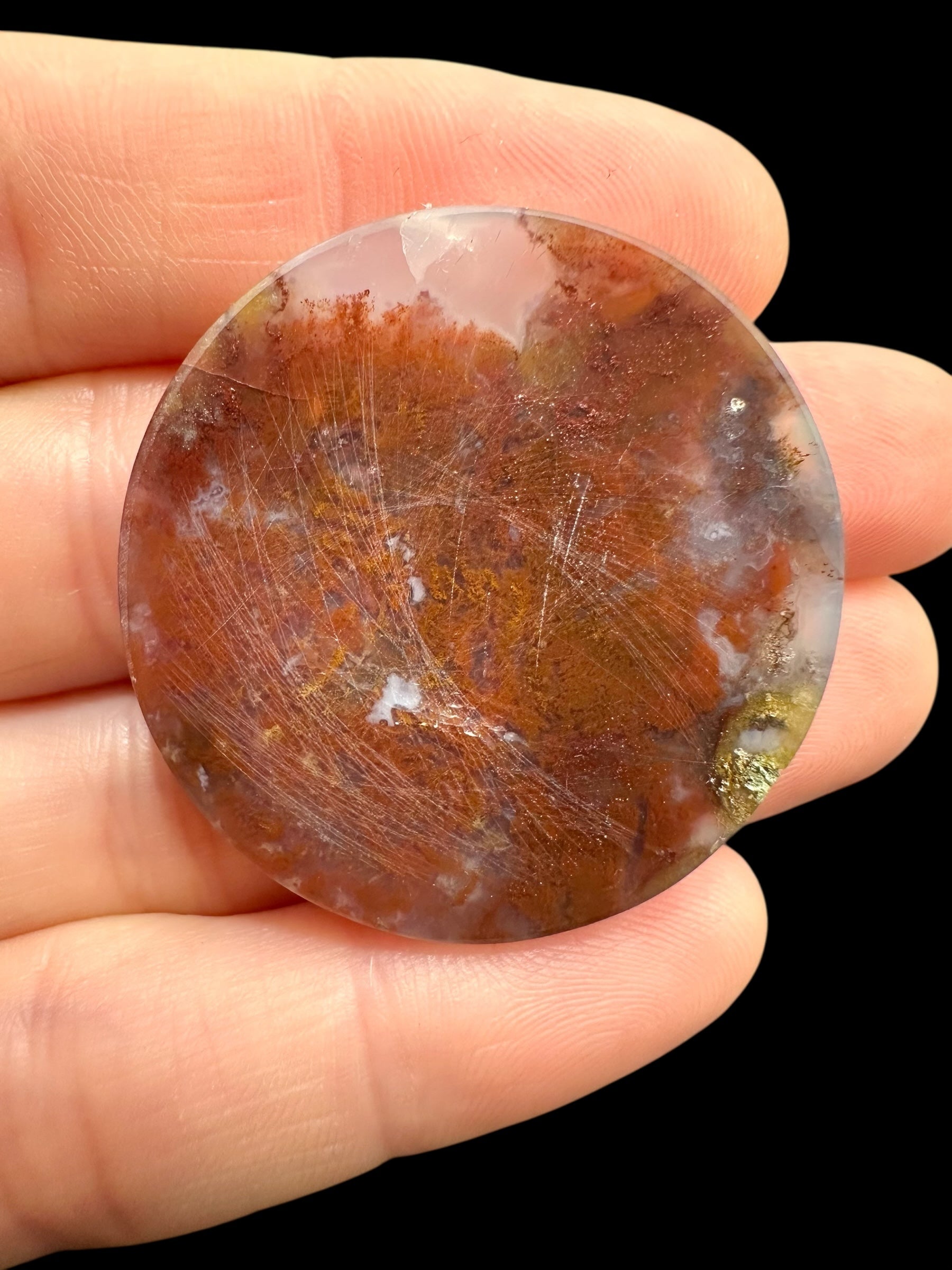 Moos agate cabochon – West Java, Indonesia - MECH143