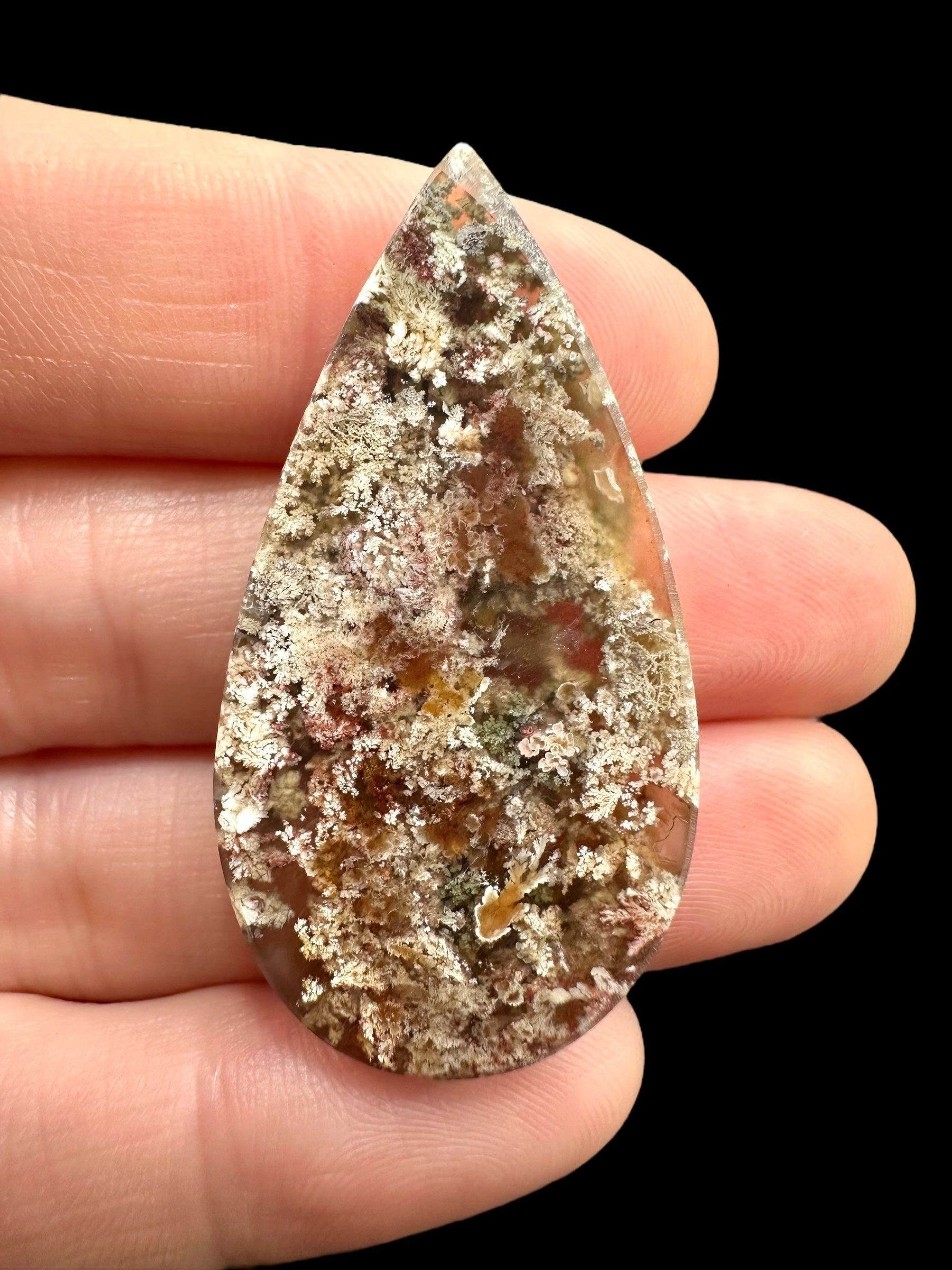 Moos agate cabochon – West Java, Indonesia - MECH144