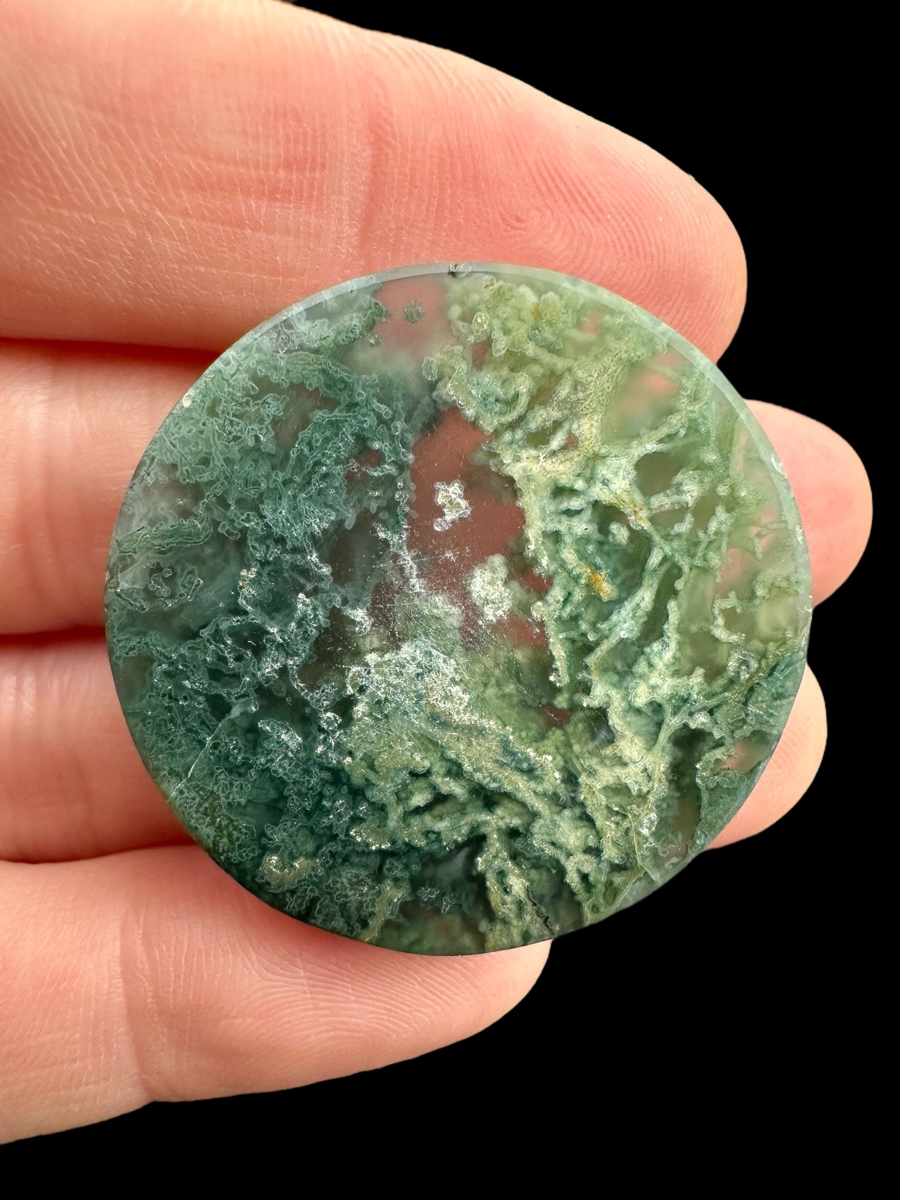 Moos agate cabochon – West Java, Indonesia - MECH146