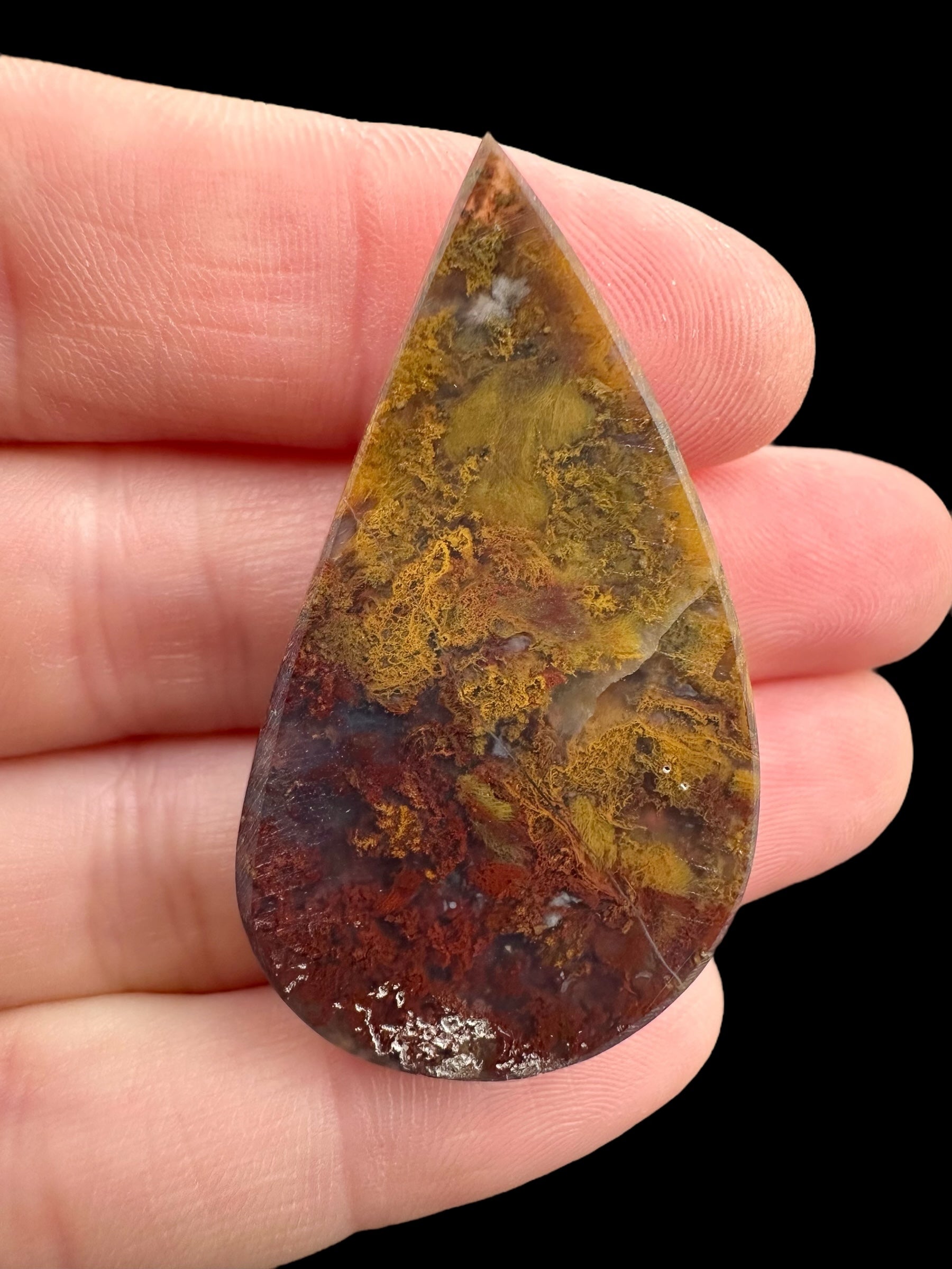 Moos agate cabochon – West Java, Indonesia - MECH147