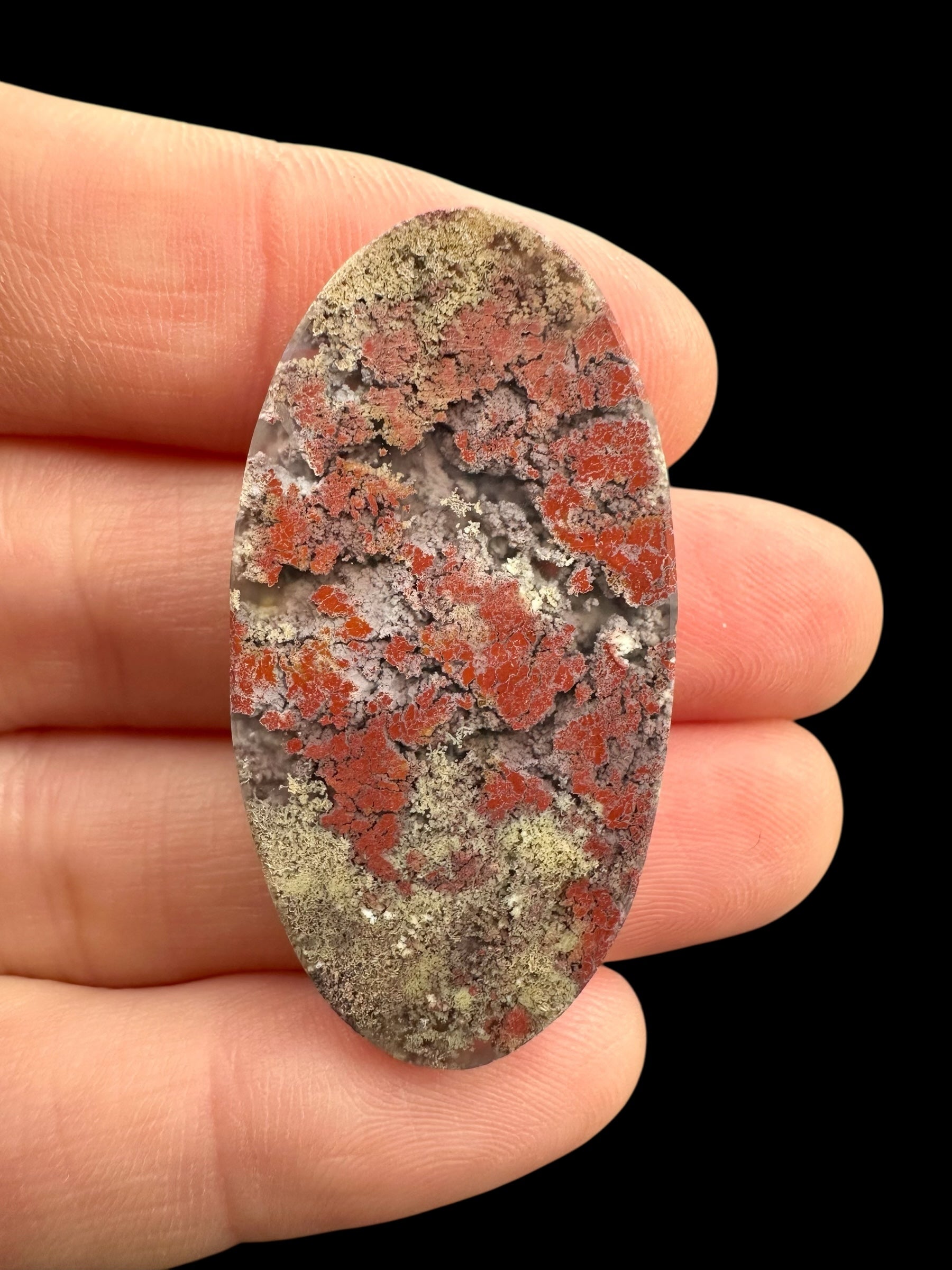 Moos agate cabochon – West Java, Indonesia - MECH148