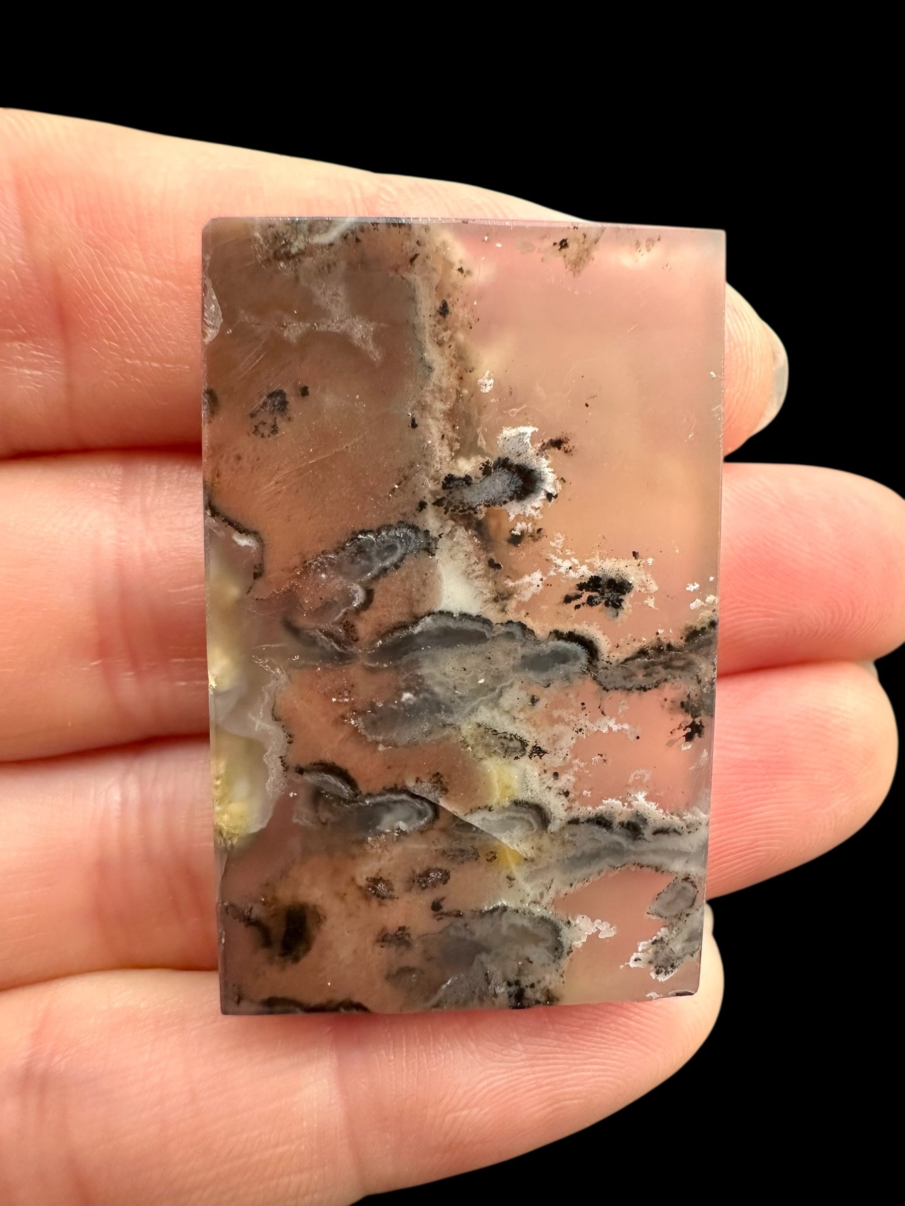 Moos agate plate – West Java, Indonesia - MECH151