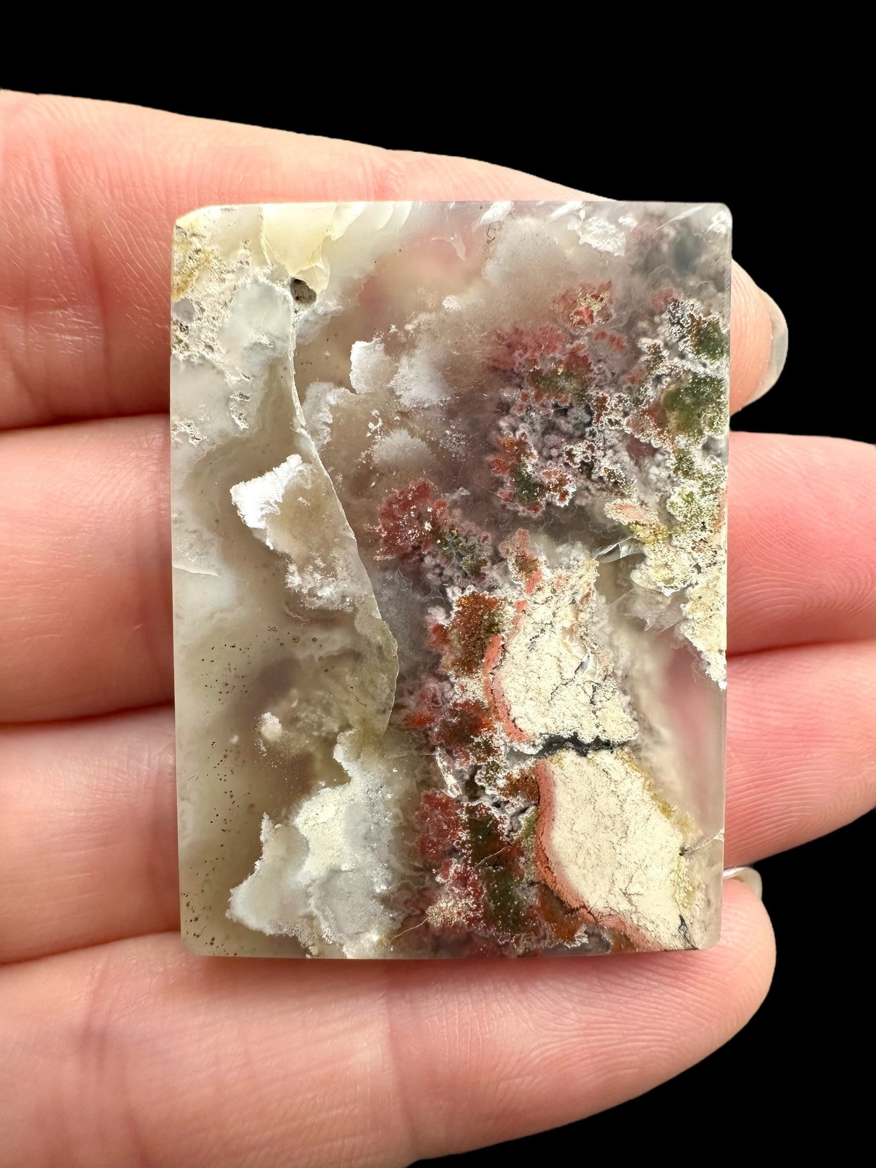 Moos agate plate – West Java, Indonesia - MECH152
