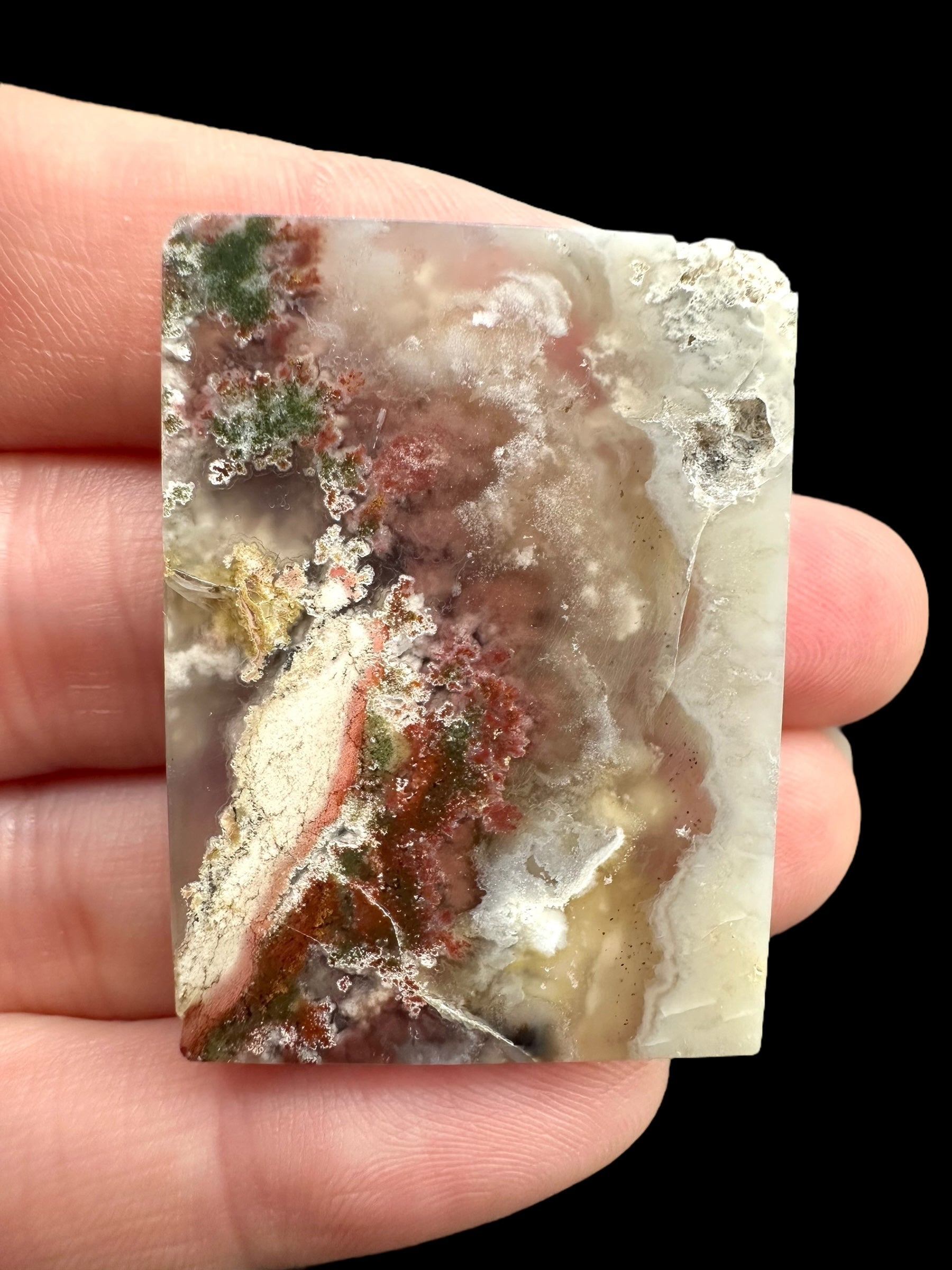 Moos agate plate – West Java, Indonesia