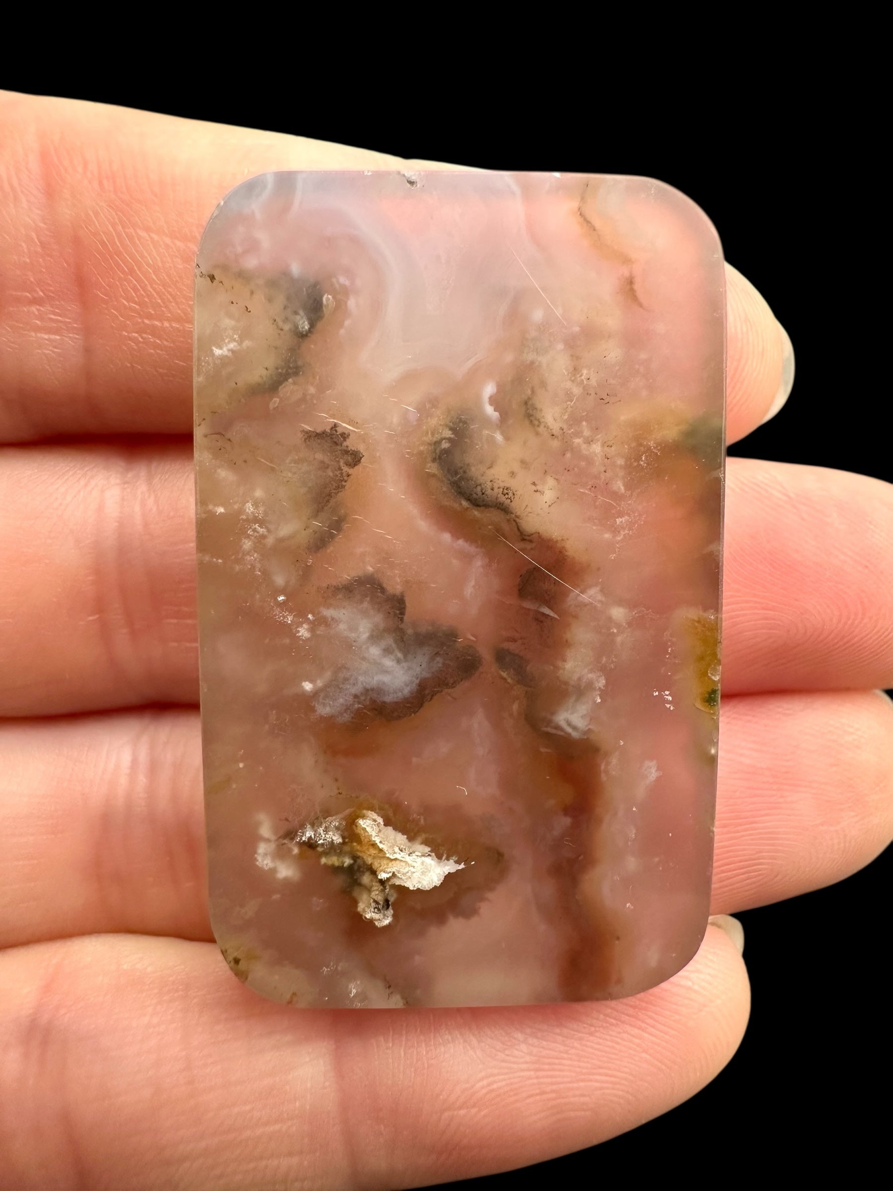 Moos agate plate – West Java, Indonesia - MECH153
