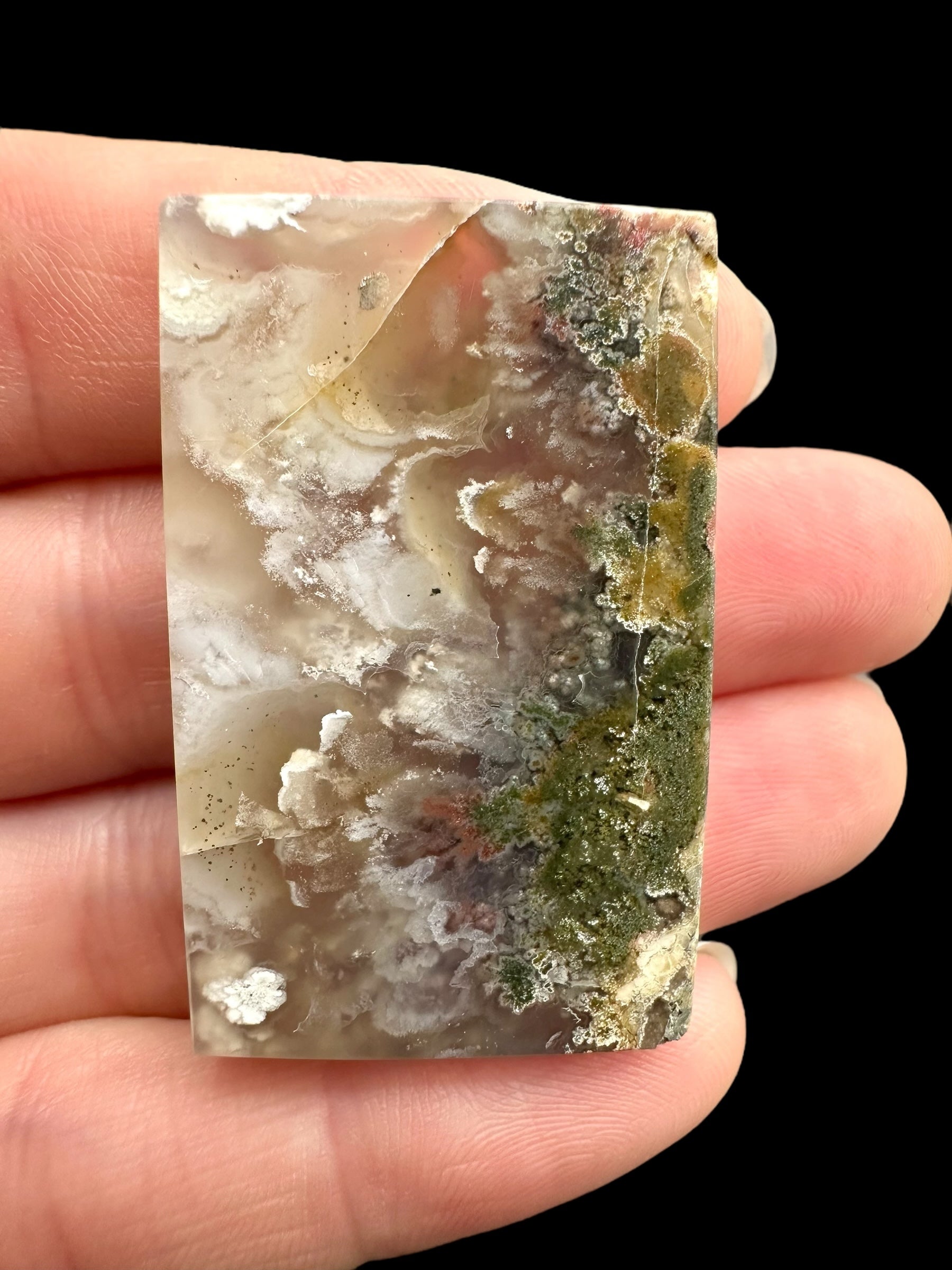 Moos agate plate – West Java, Indonesia - MECH154