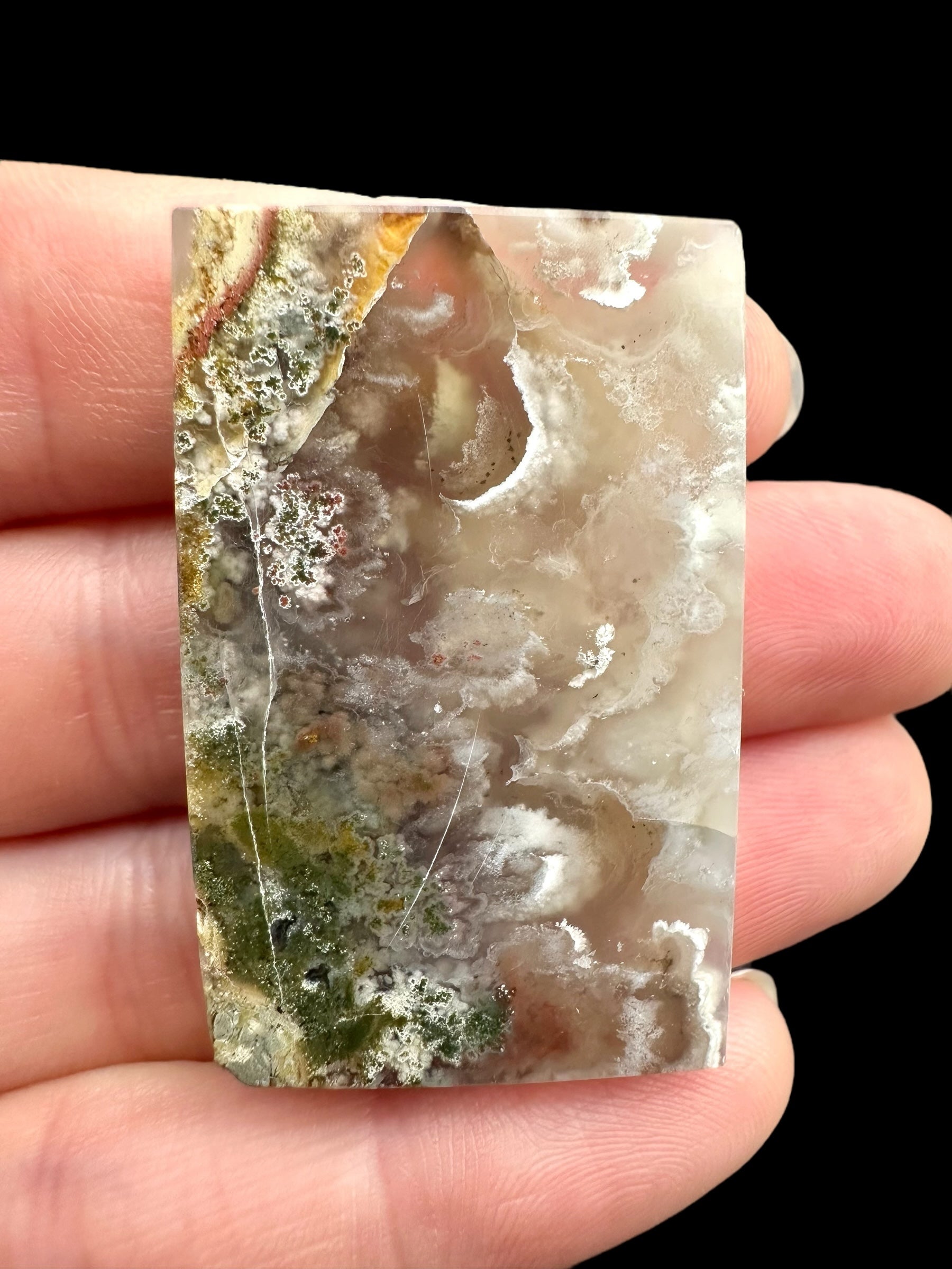 Moos agate plate – West Java, Indonesia