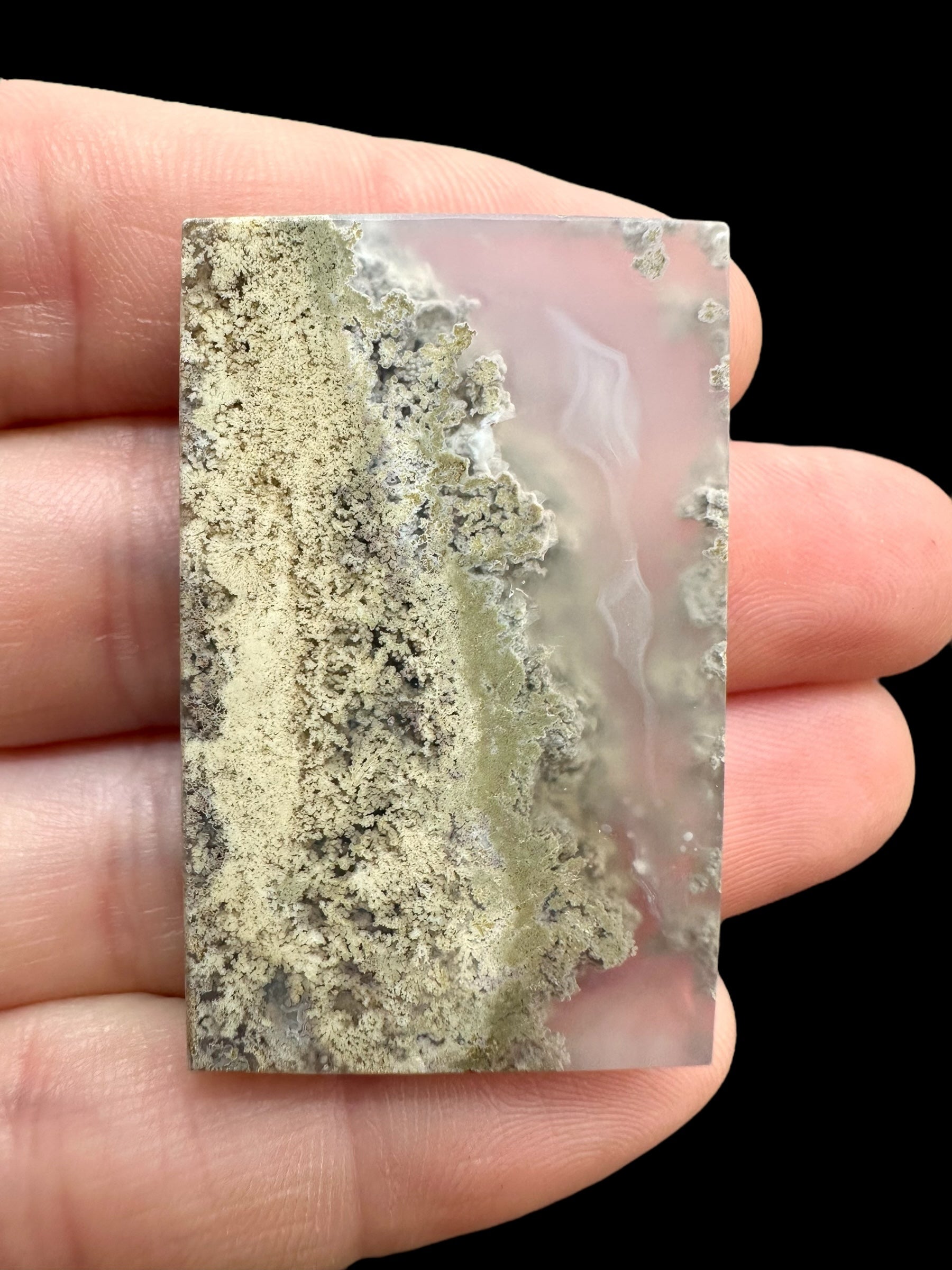 Moos agate plate – West Java, Indonesia - MECH155