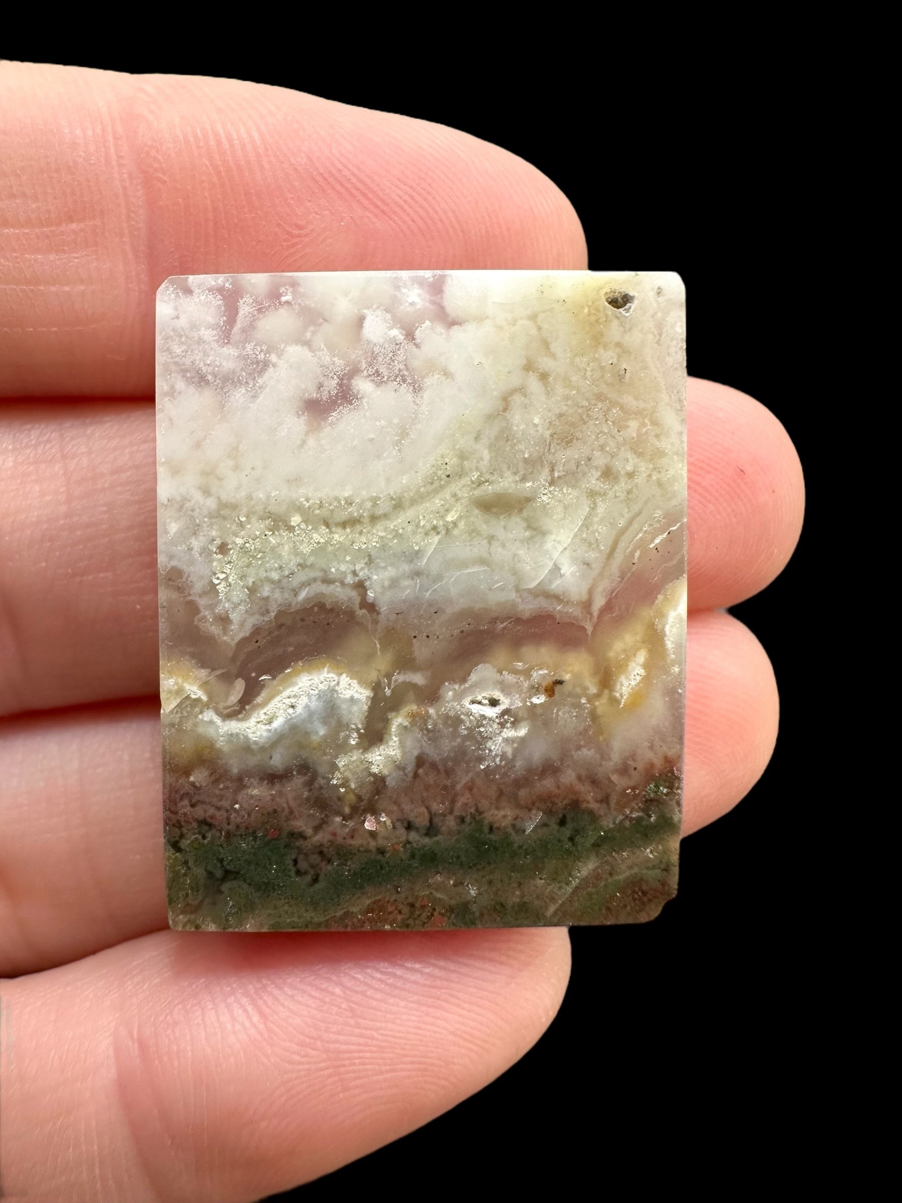 Moos agate plate – West Java, Indonesia